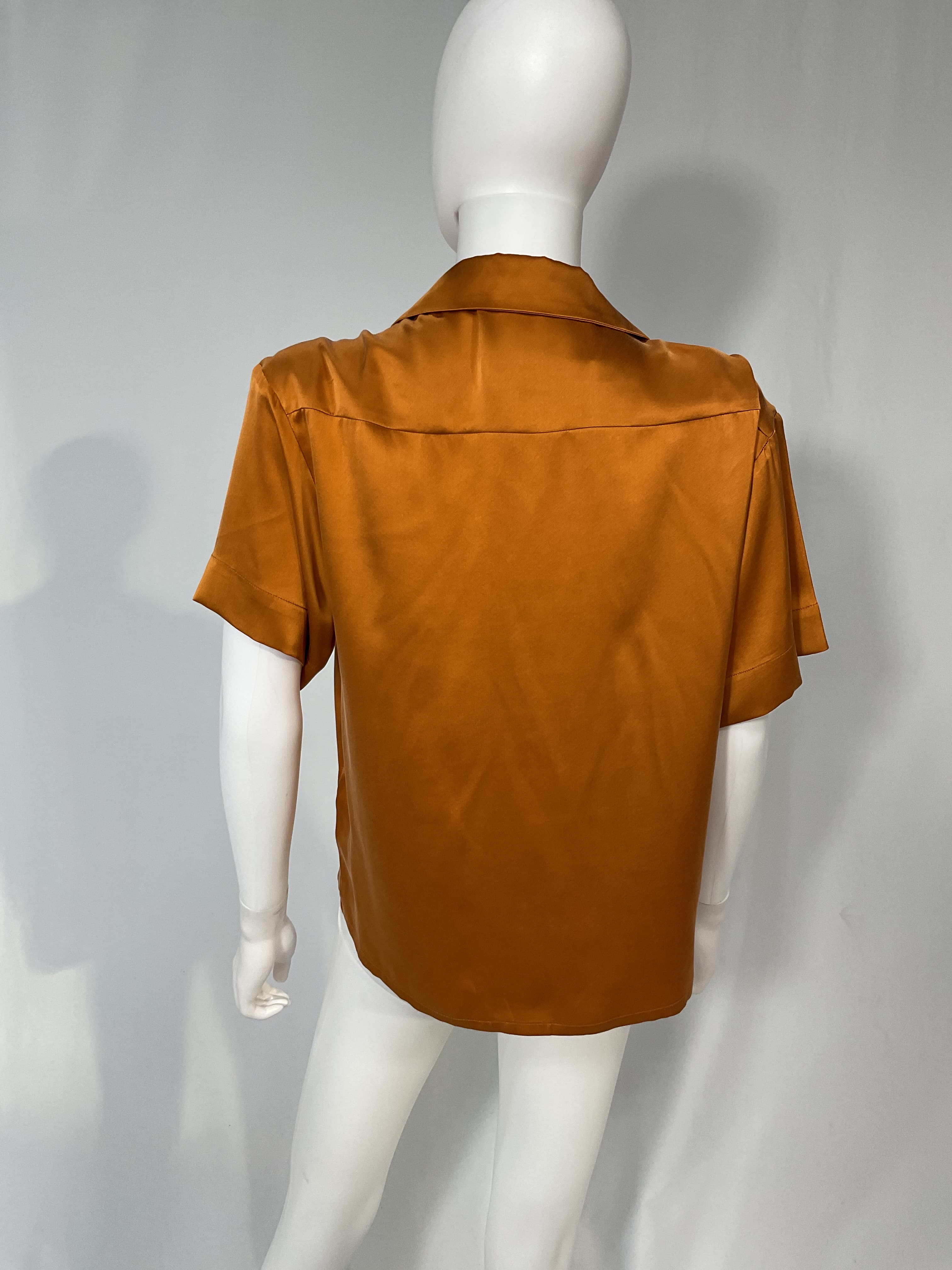 Prague Silk Satin Shirt - Image 3