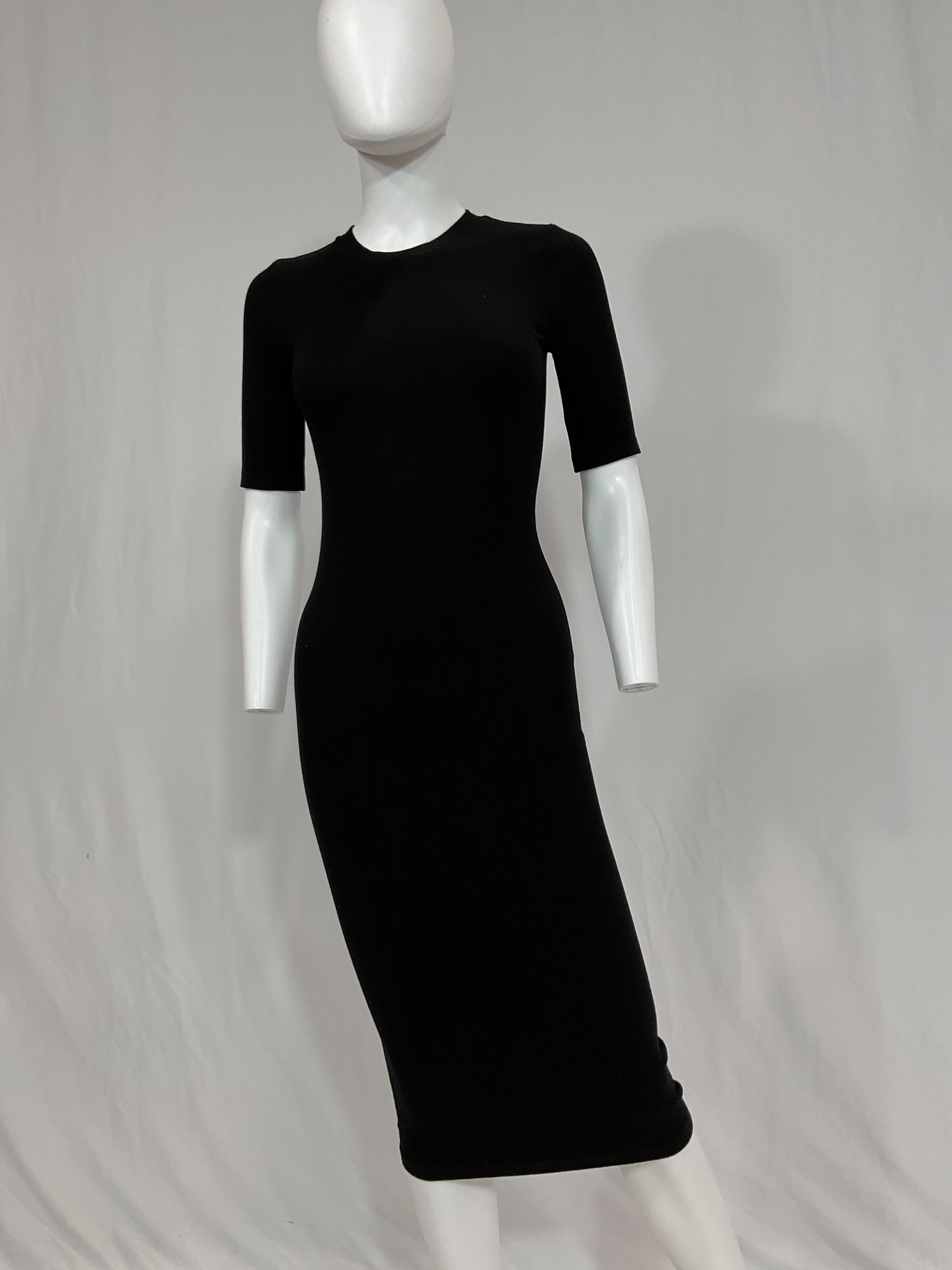 Half Sleeve Crew Midi Dress - Image 2