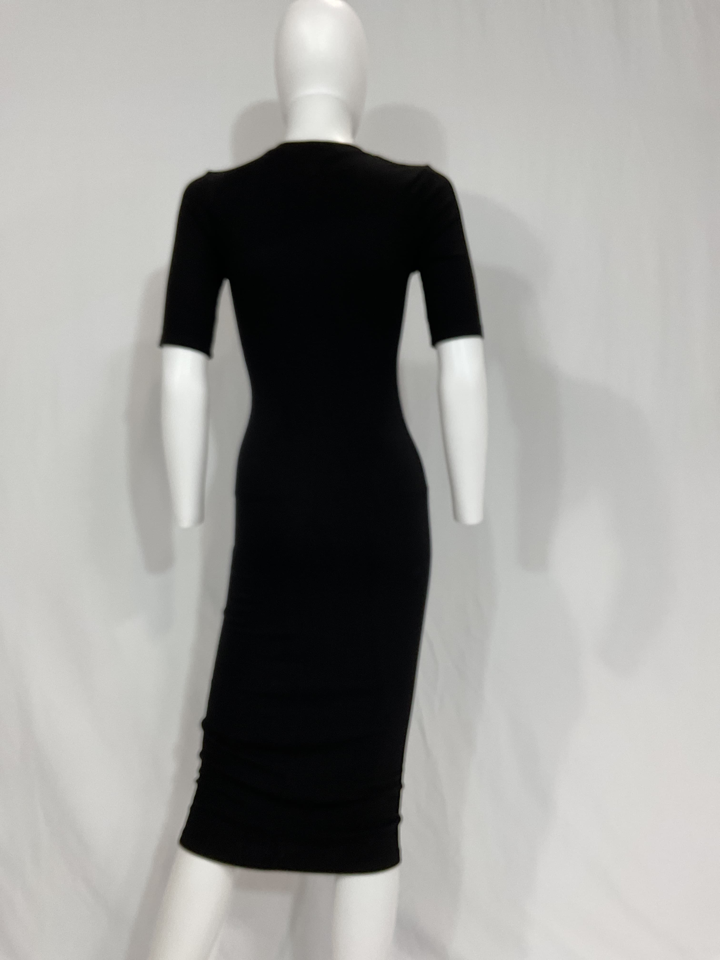 Half Sleeve Crew Midi Dress - Image 3