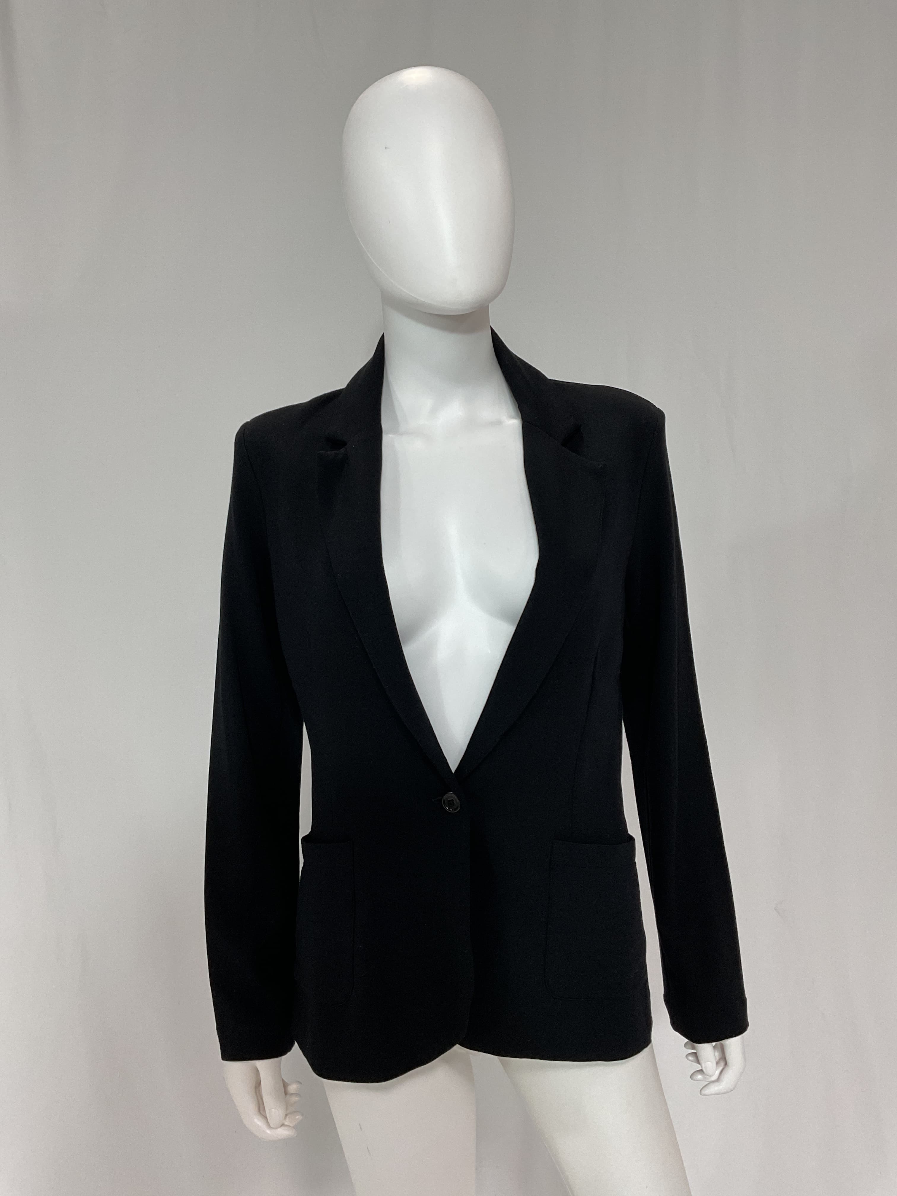 French Terry Single-Button Blazer - Image 2