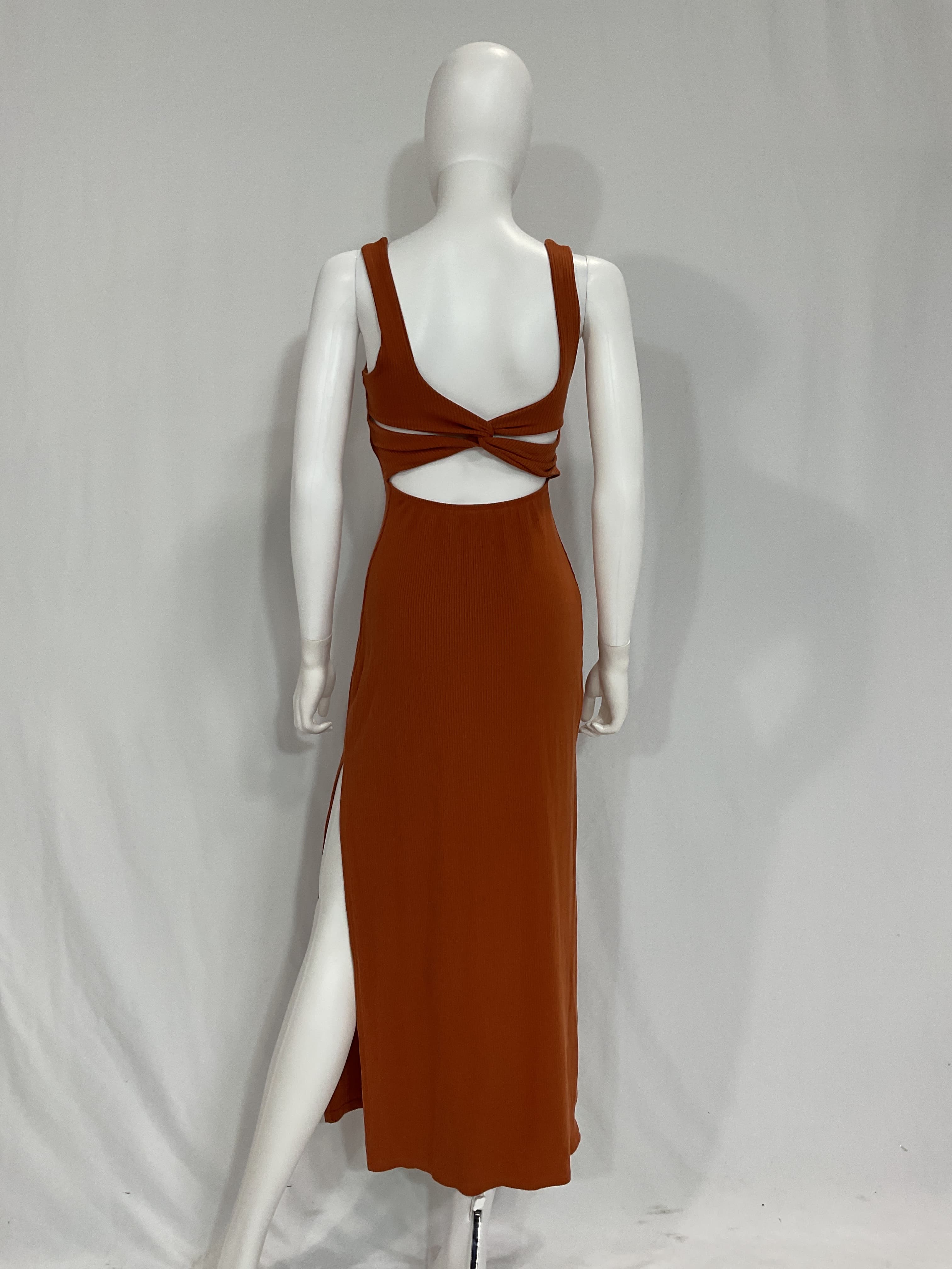 Mara Dress In Amber - Image 2