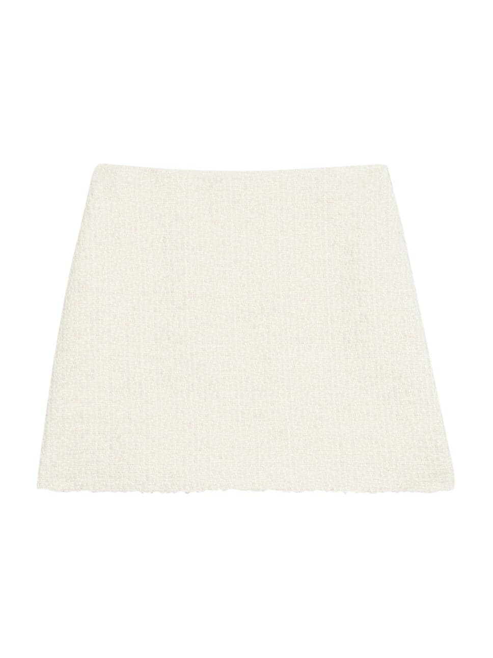 A-Line Wool-Blend Mini Skirt - Image 1