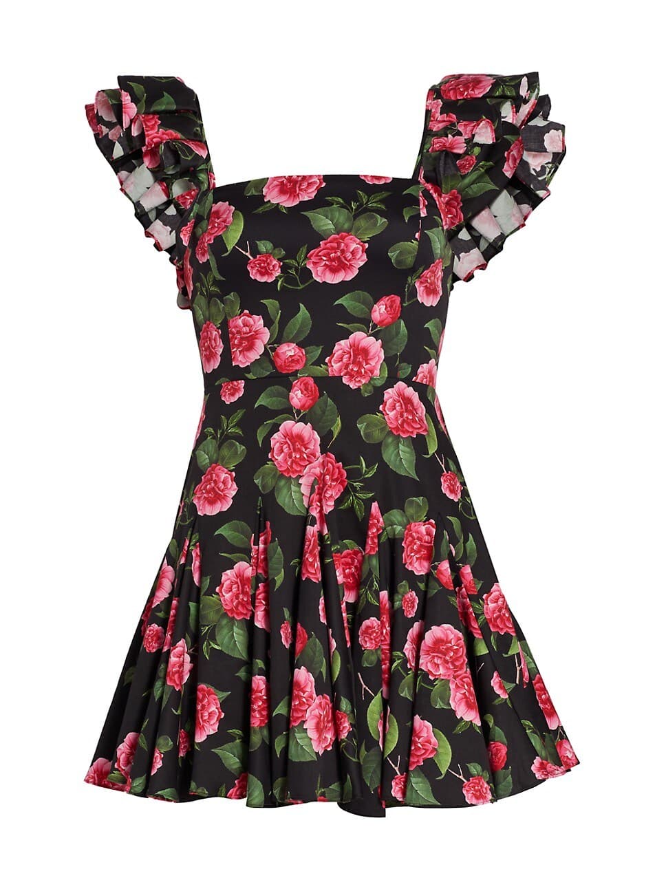 Floral-Print Minidress - Image 1