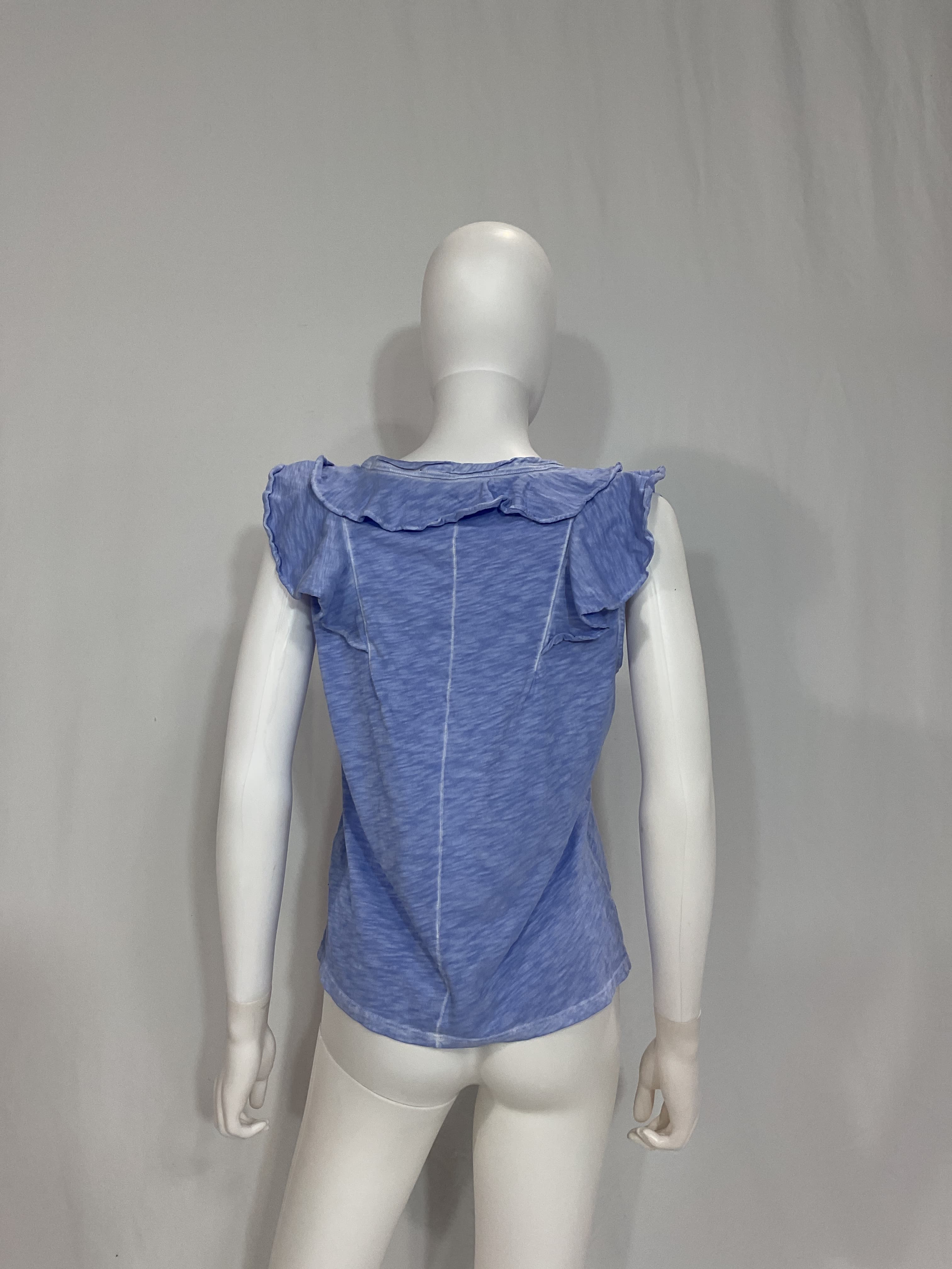 Ellerie Ruffled V Neck Top - Image 2