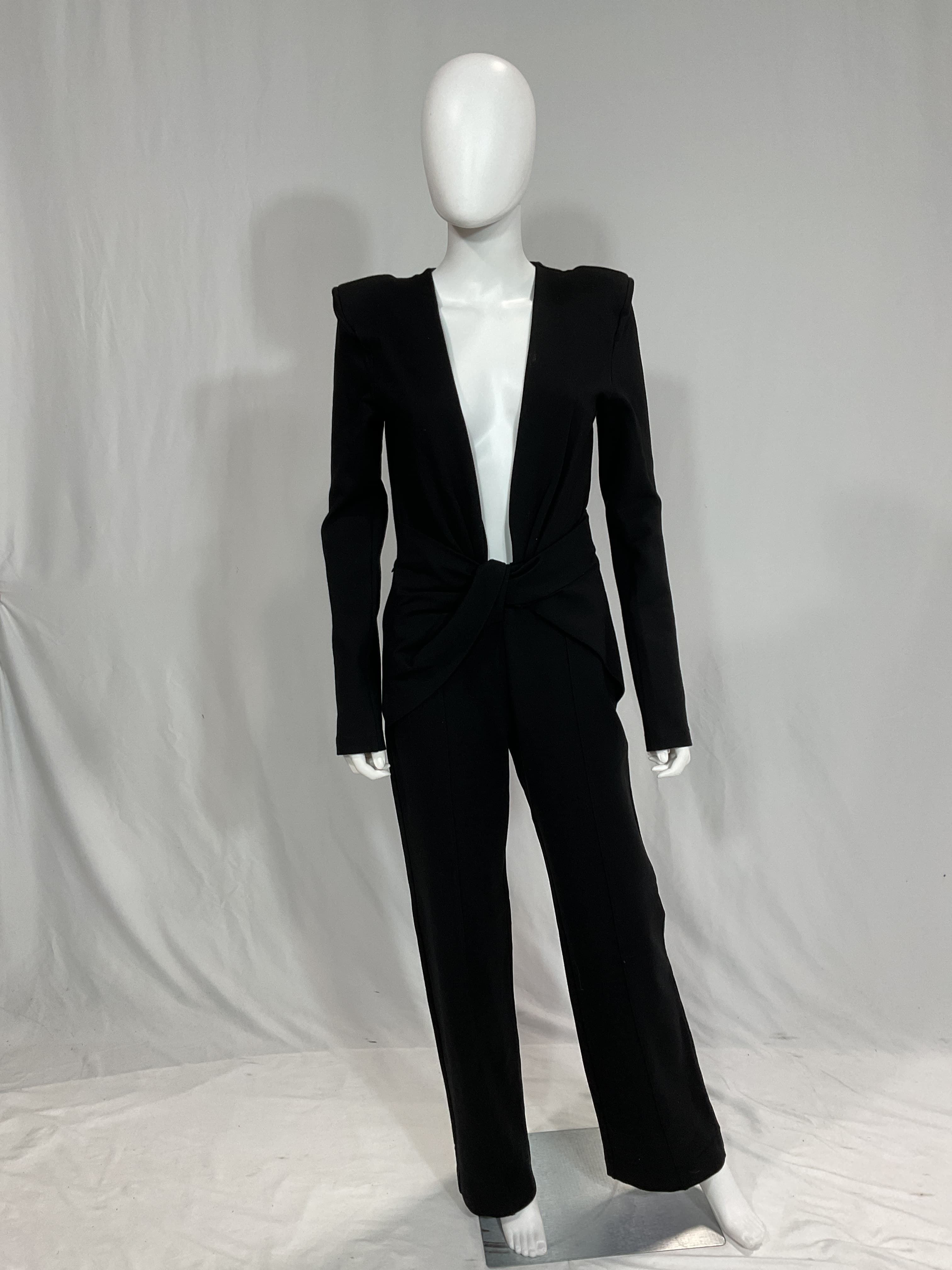 Phil Twist-Front Stretch-Jersey Jumpsuit - Image 3