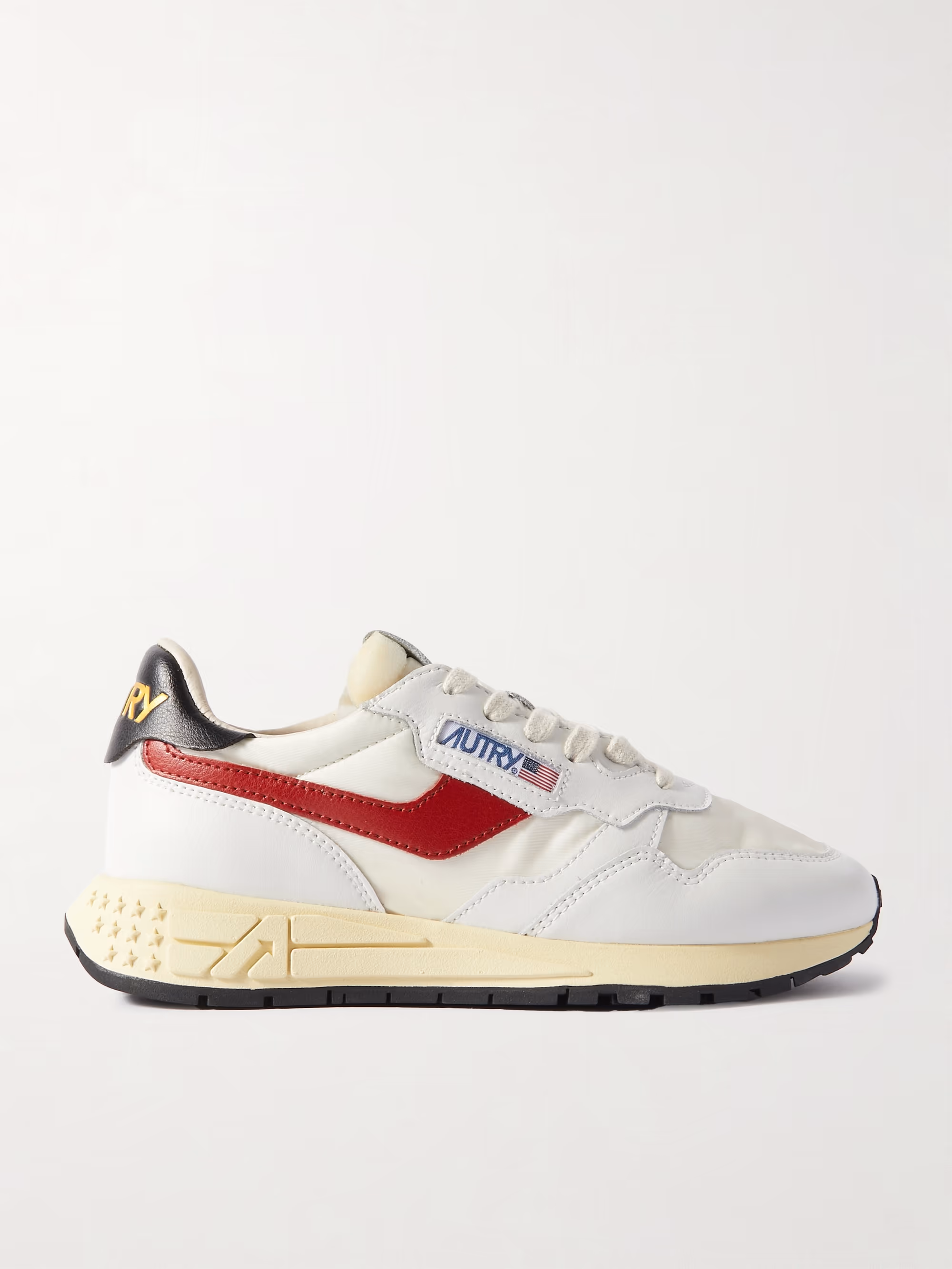 Reelwind Leather-Trimmed Shell Sneakers - Image 1
