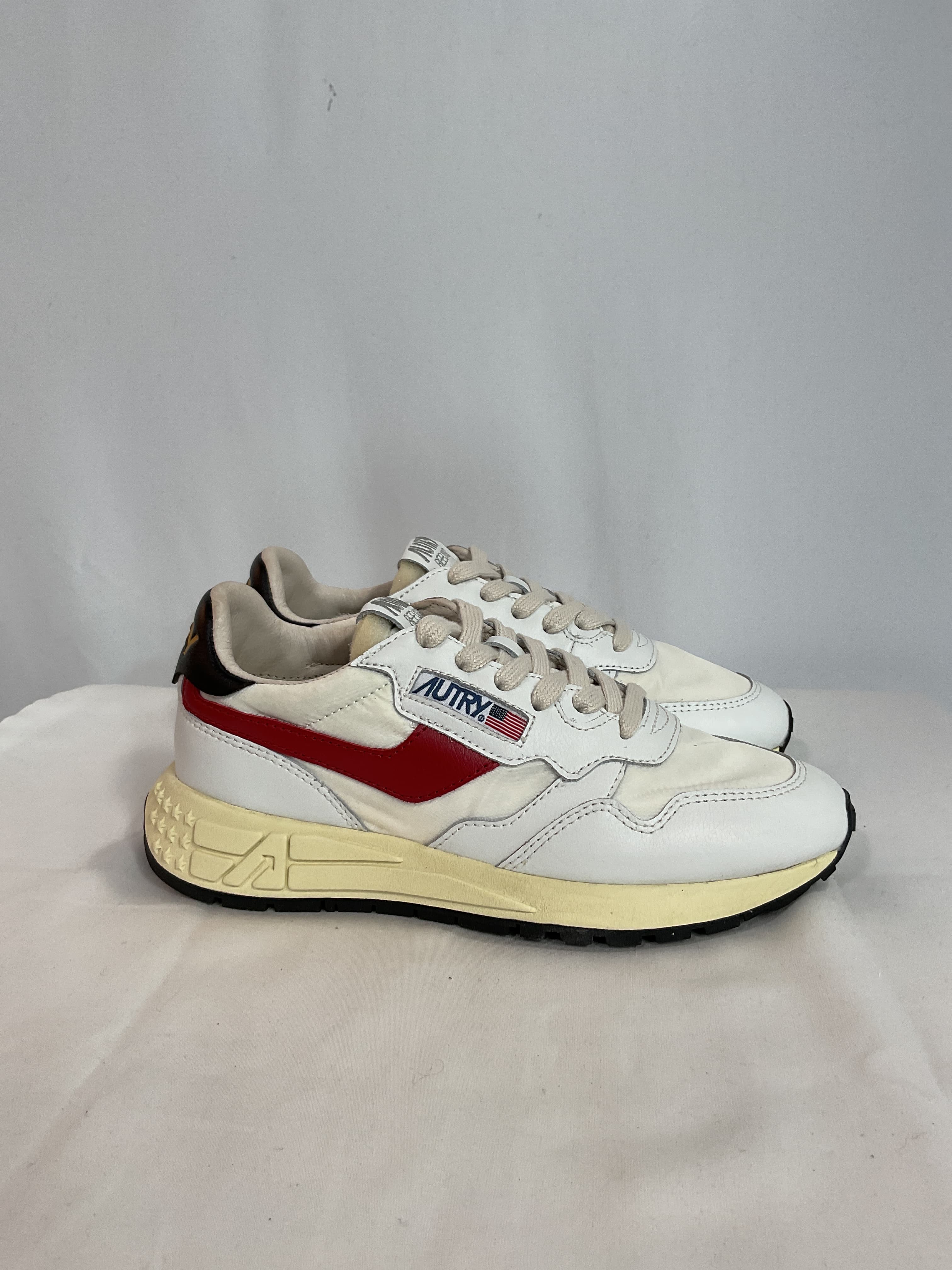Reelwind Leather-Trimmed Shell Sneakers - Image 2
