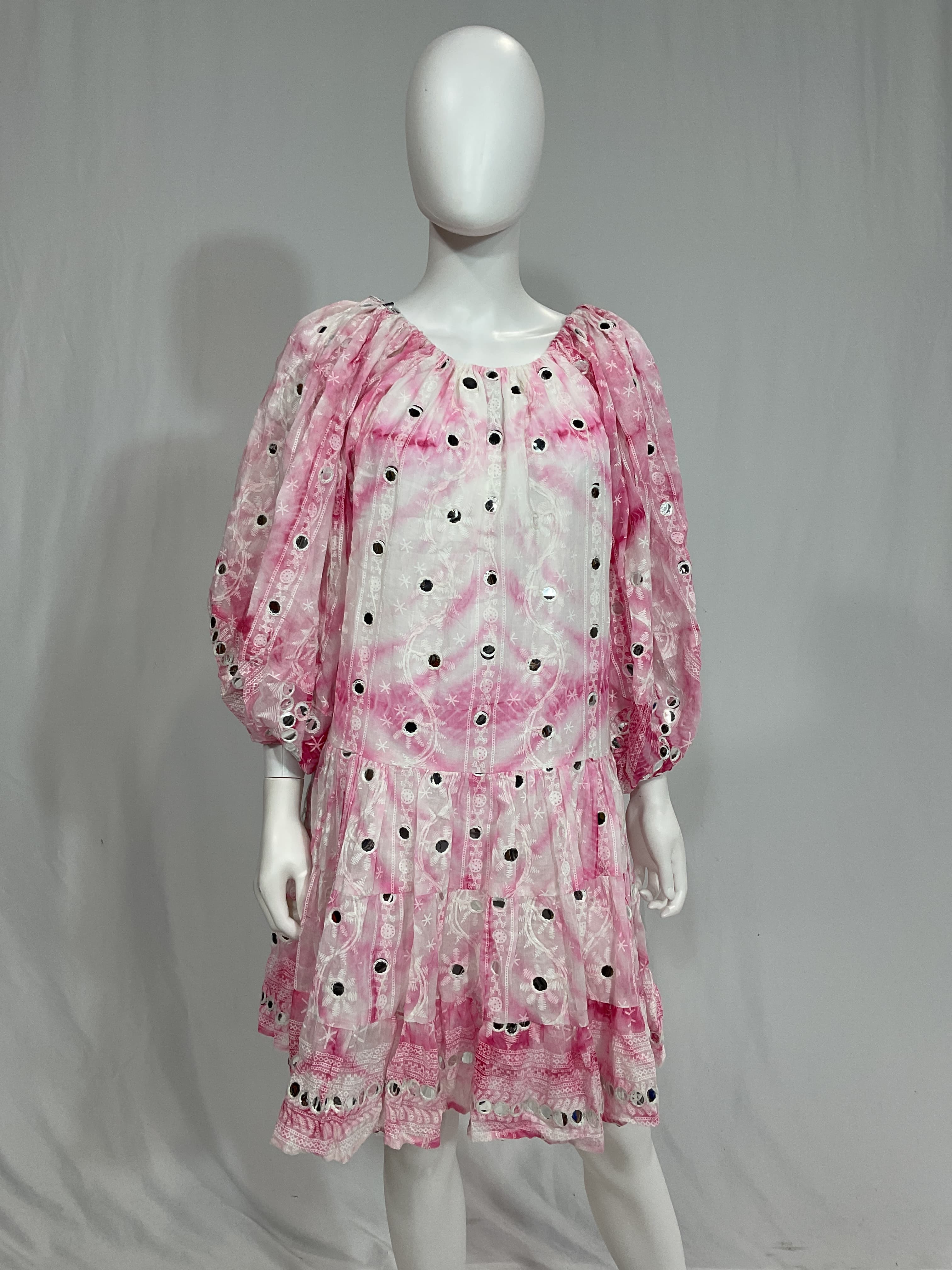 Off-Shoulder Cotton Minidress - Image 2