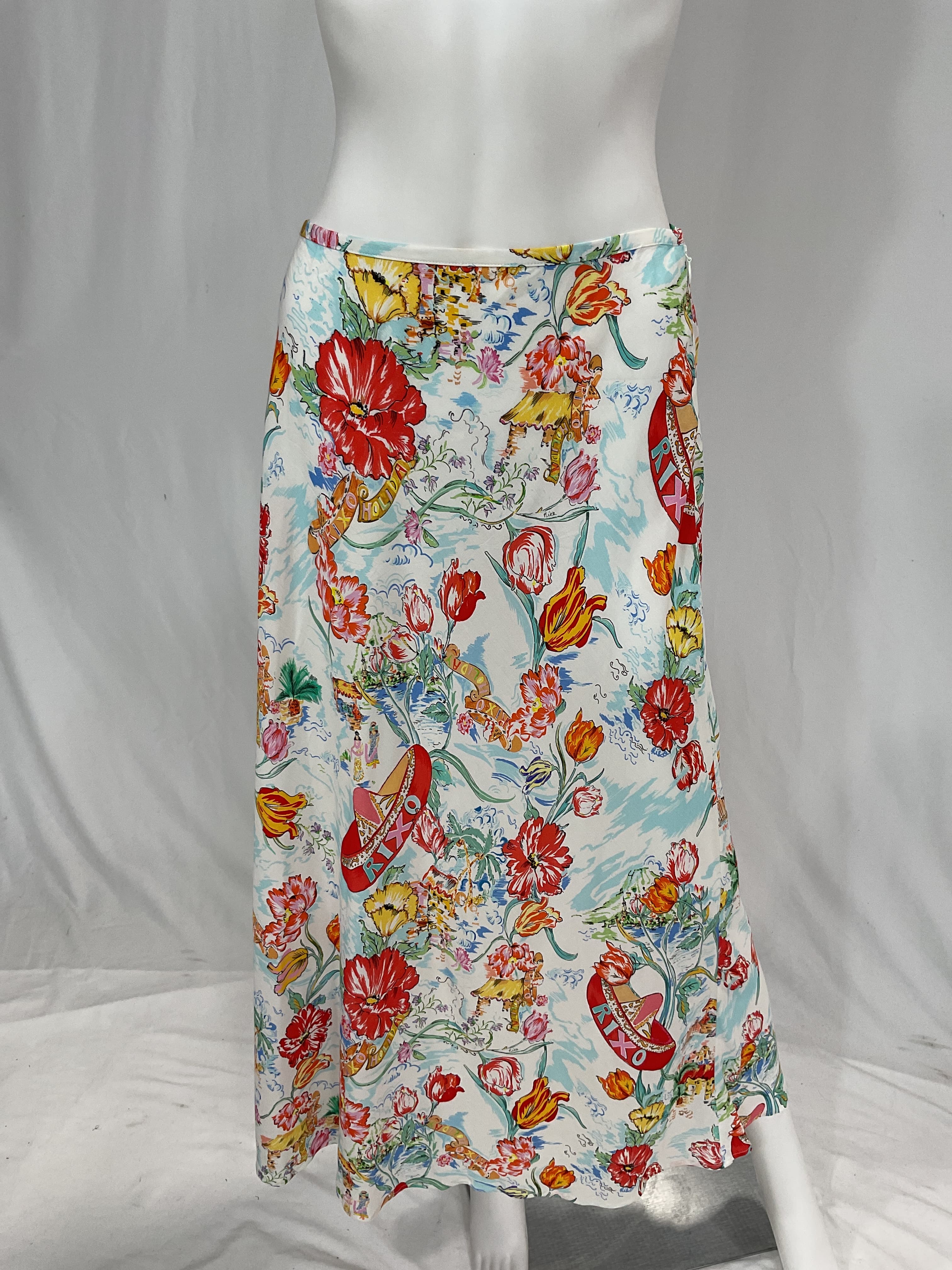 Kelly Printed Voile Midi Skirt - Image 4