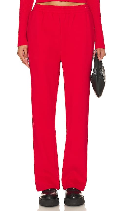 The Straight Leg Track Pant In Chili - Image 1