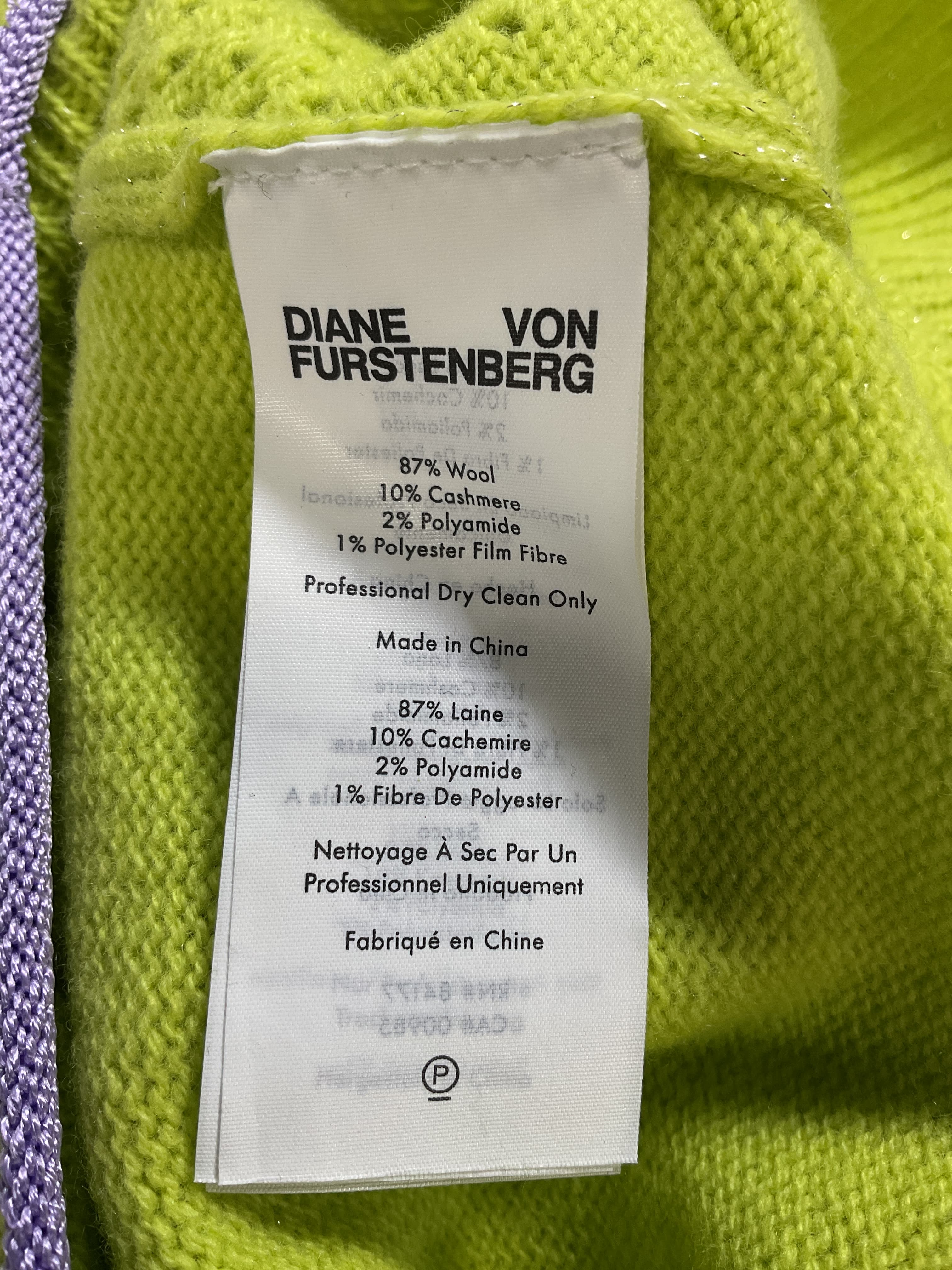 Timmy Cardigan In Chartreuse - Image 2