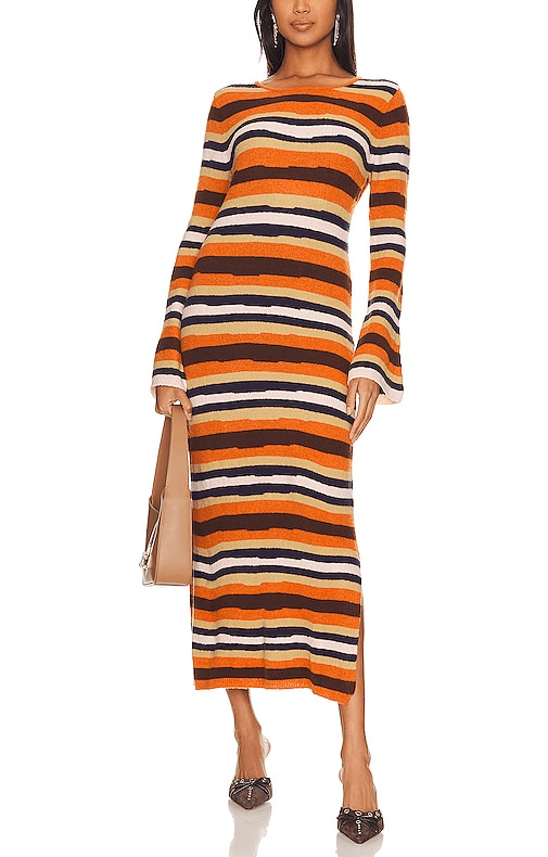 Luisa Midi Dress In Multi - Image 1