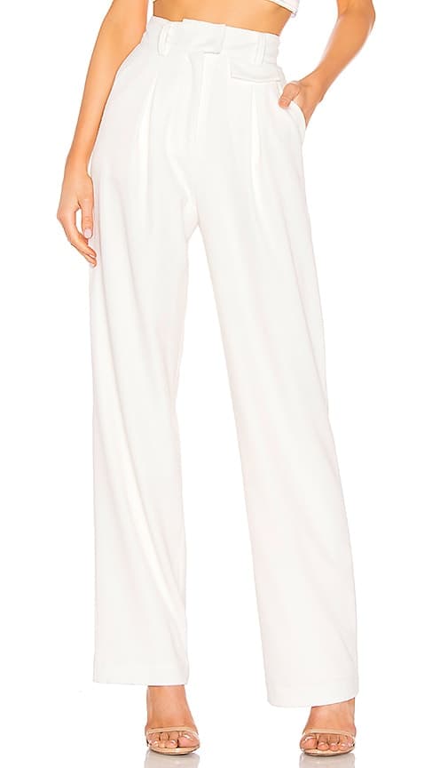 Carlotta Pant In Ivory - Image 1
