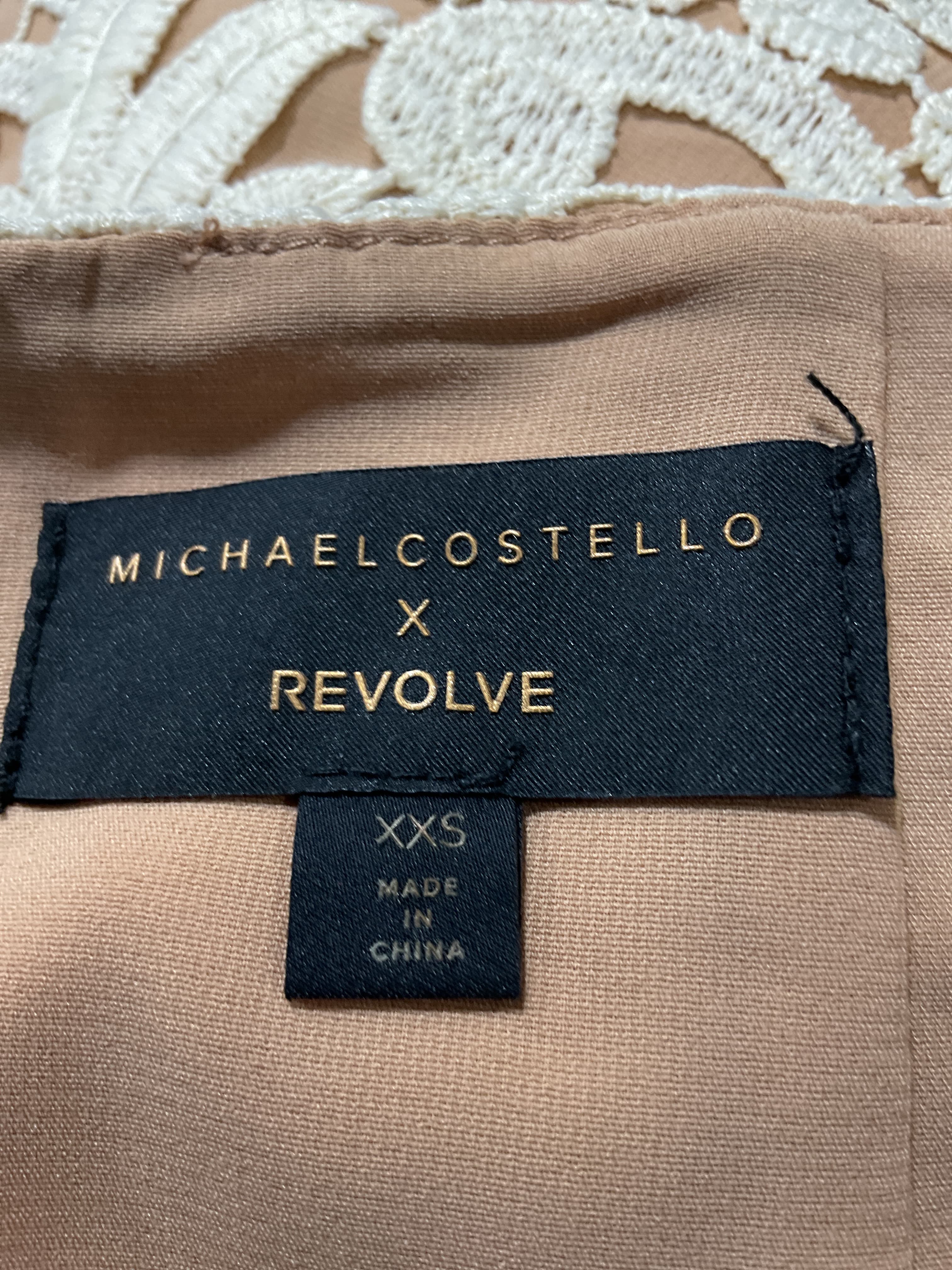 Michael Costello X Revolve Lucille Mini Skirt In Ivory - Image 4