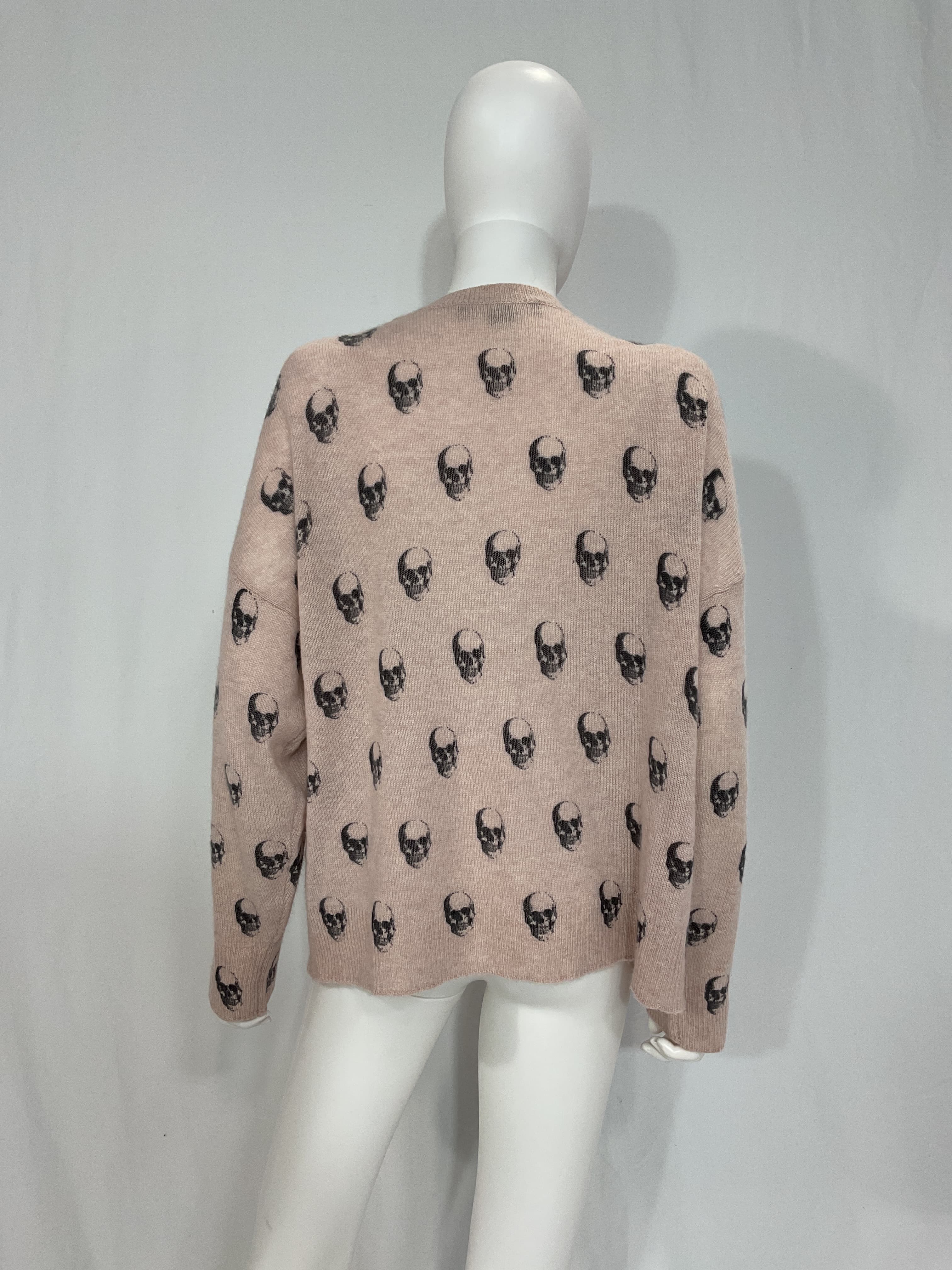 0bjennie Skull Print Cashmere Sweater - Image 3