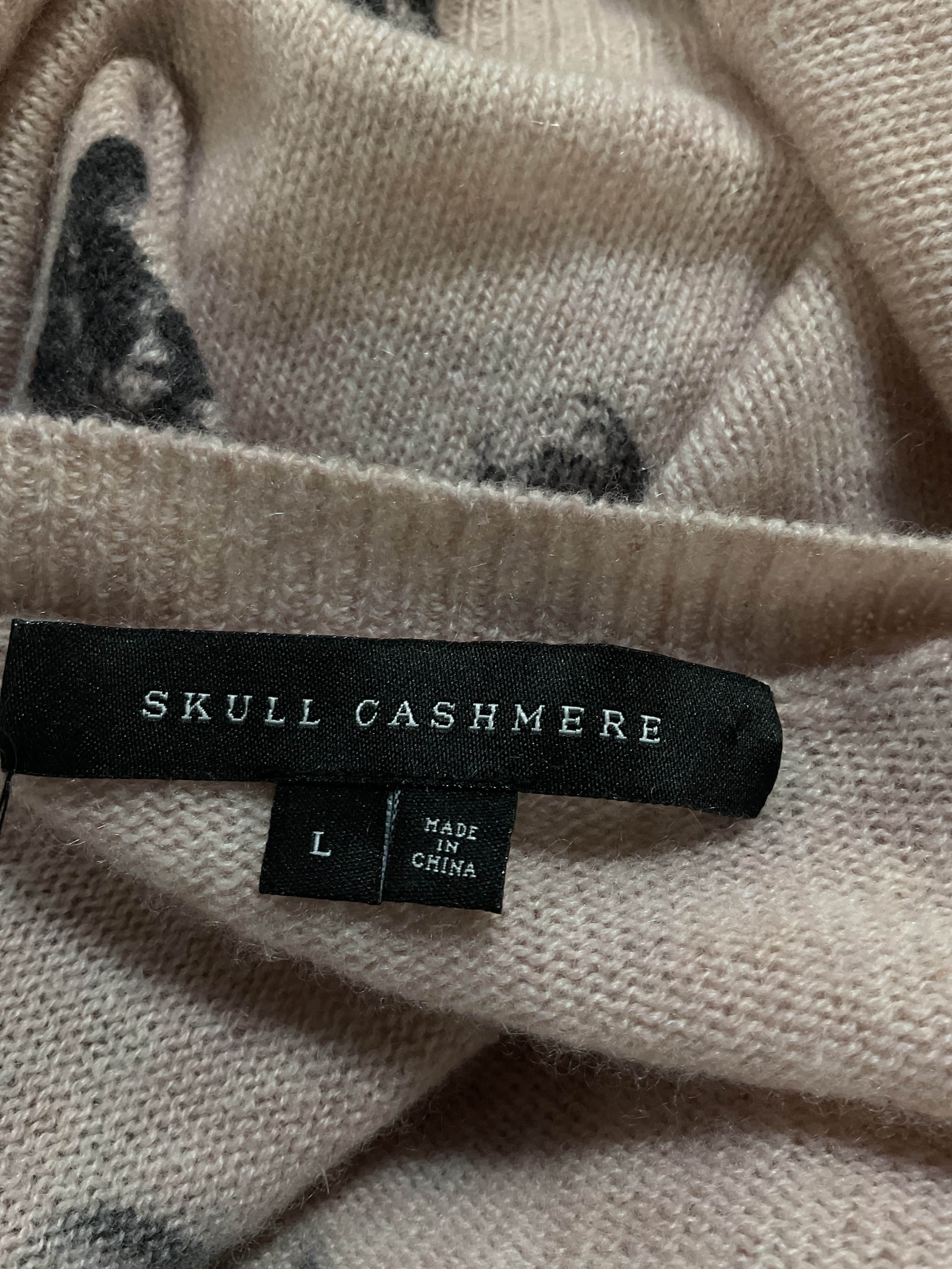 0bjennie Skull Print Cashmere Sweater - Image 4