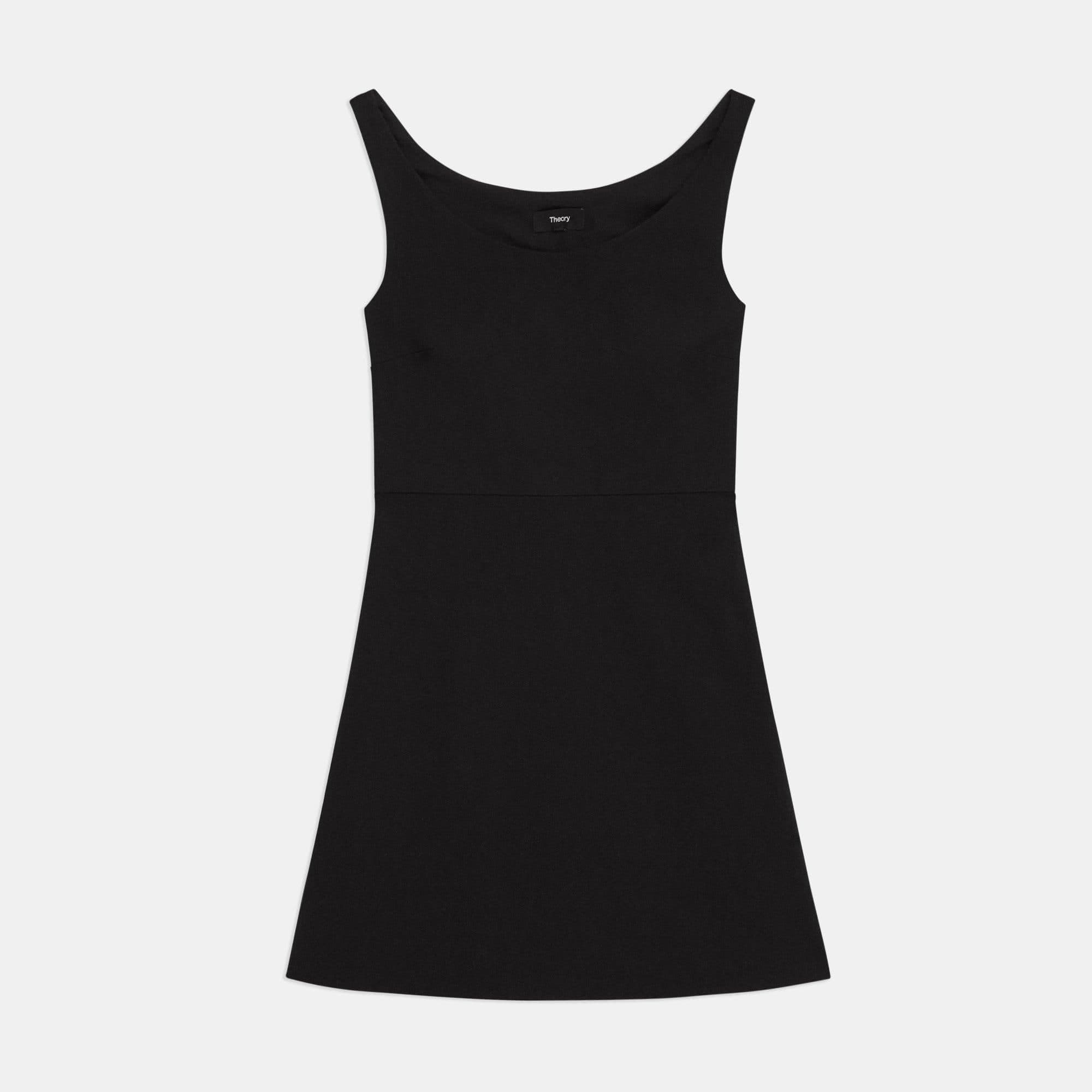 Ballerina Neckline Mini Dress - Image 1