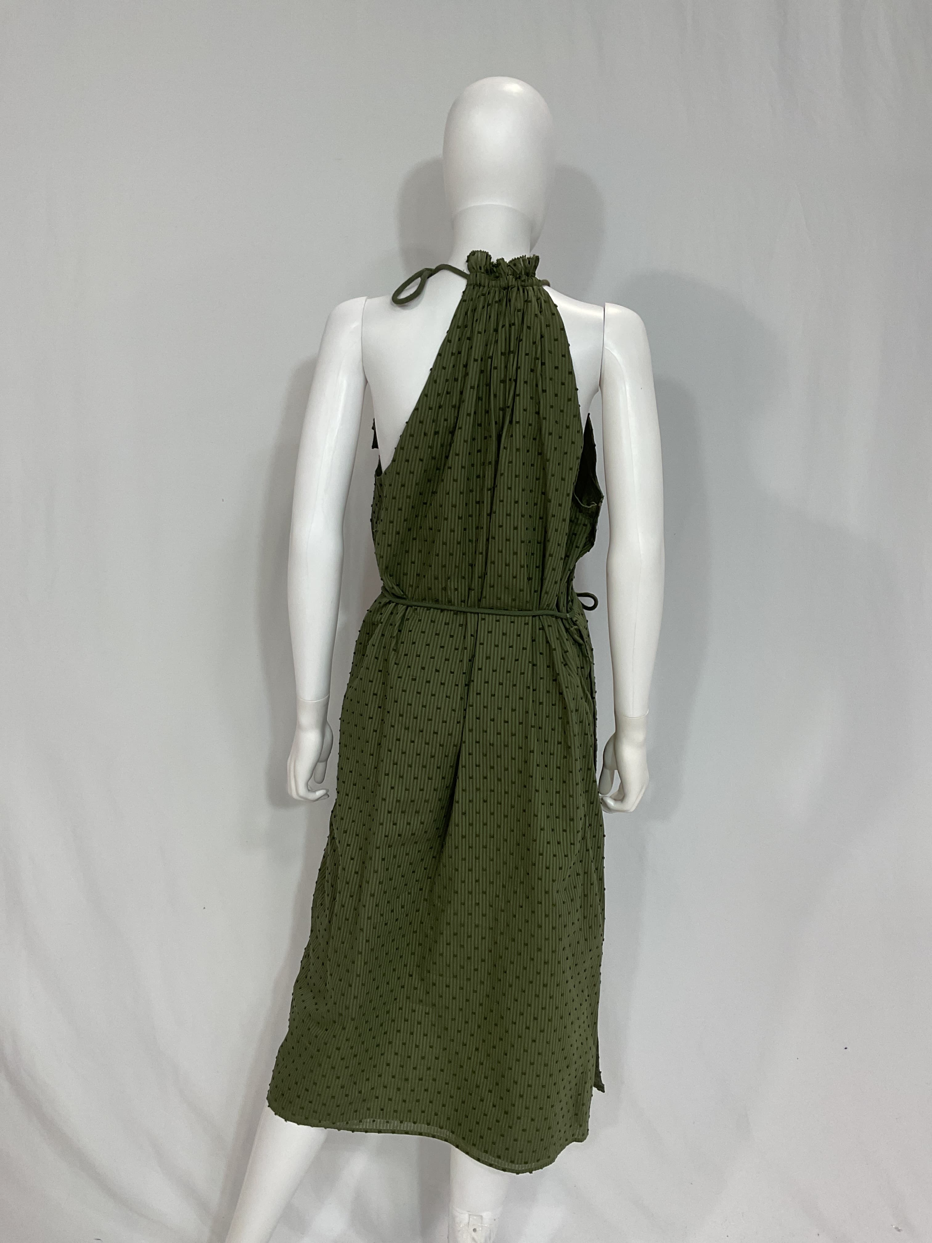 Nashua Gathered Swiss-Dot Cotton Dress - Image 2