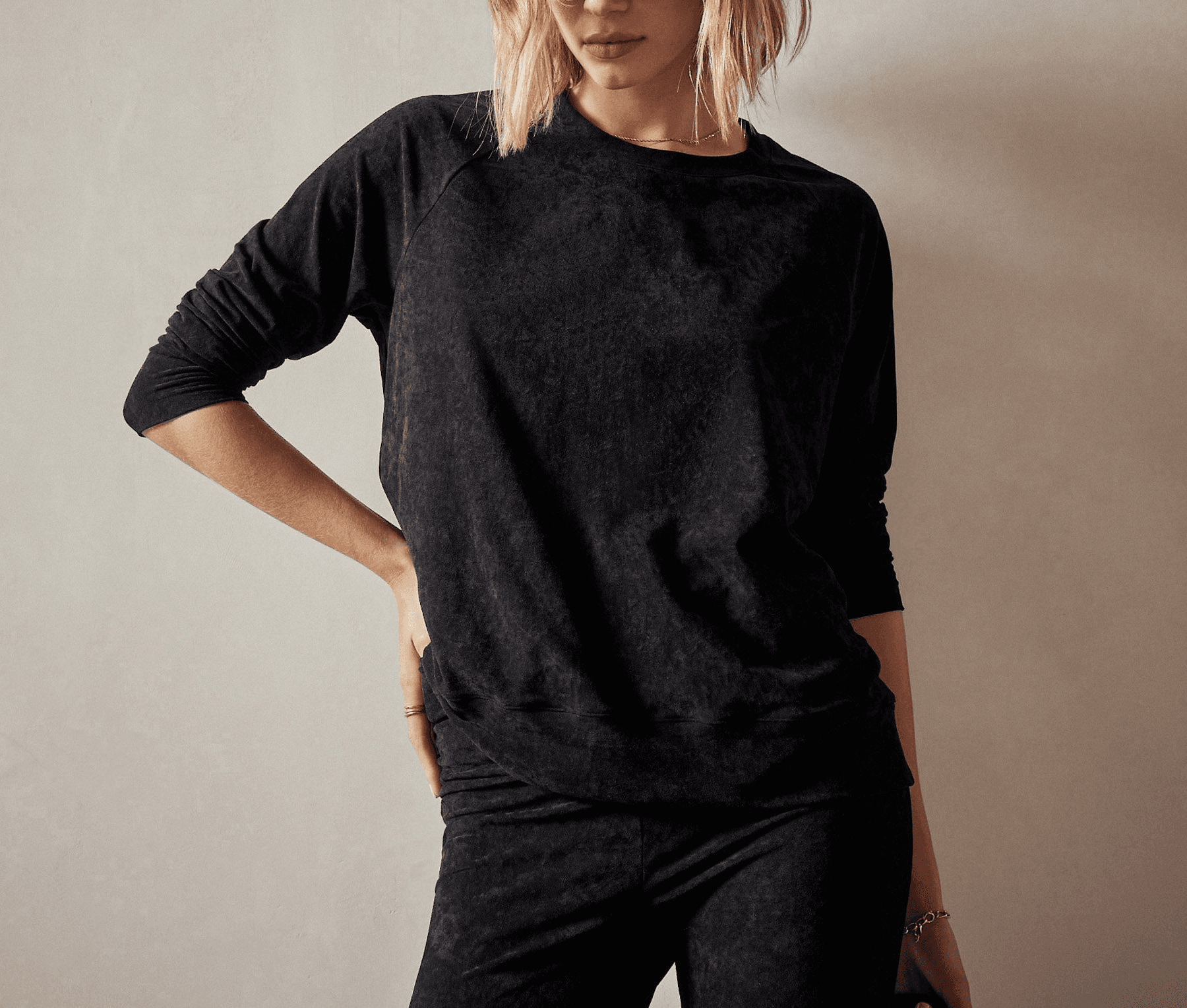Velvet Sweatshirt - Image 1