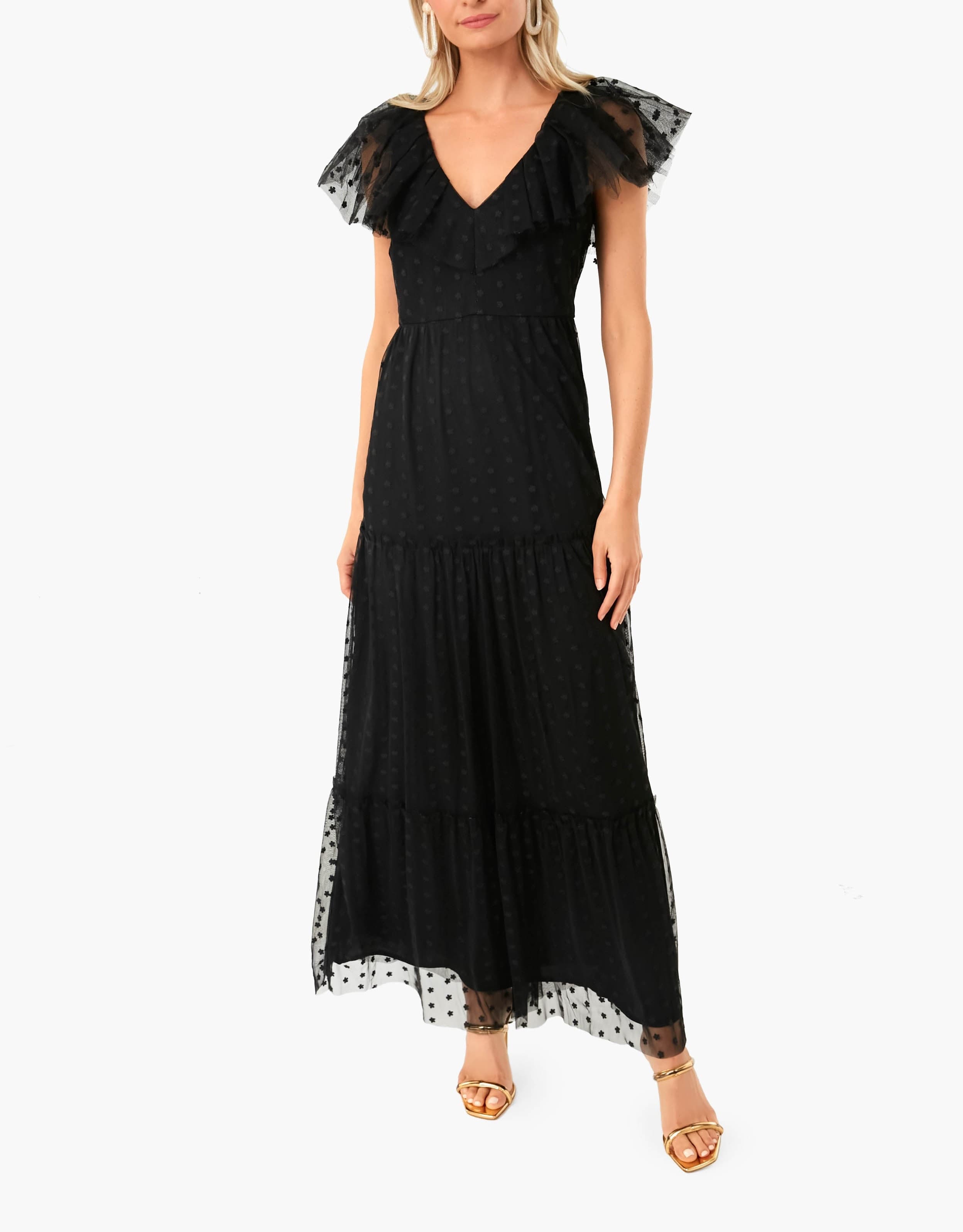 Black Onyx Tulle Giselle Gown - Image 1