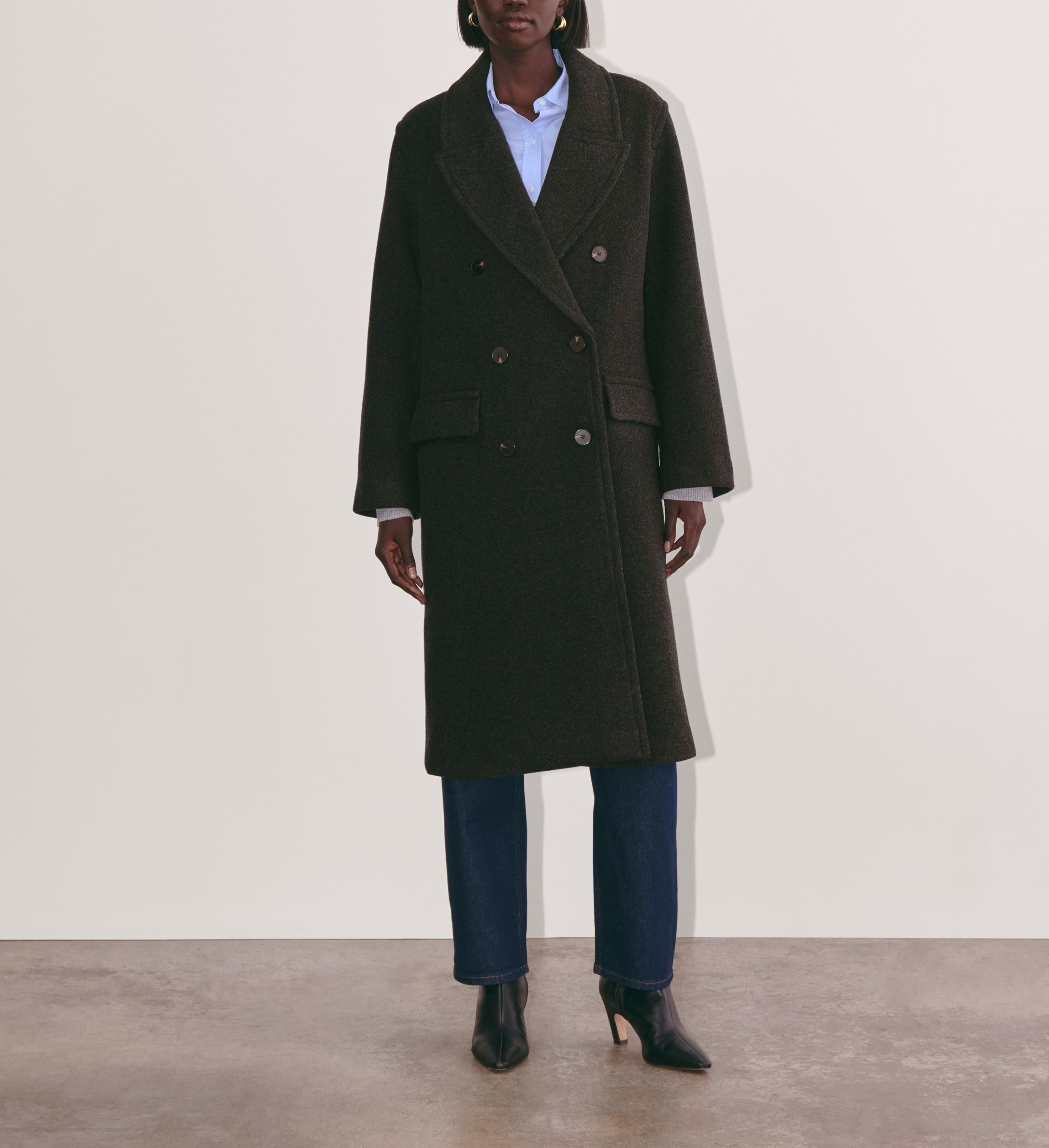 The Double-Breasted Coat In Wool - Image 1