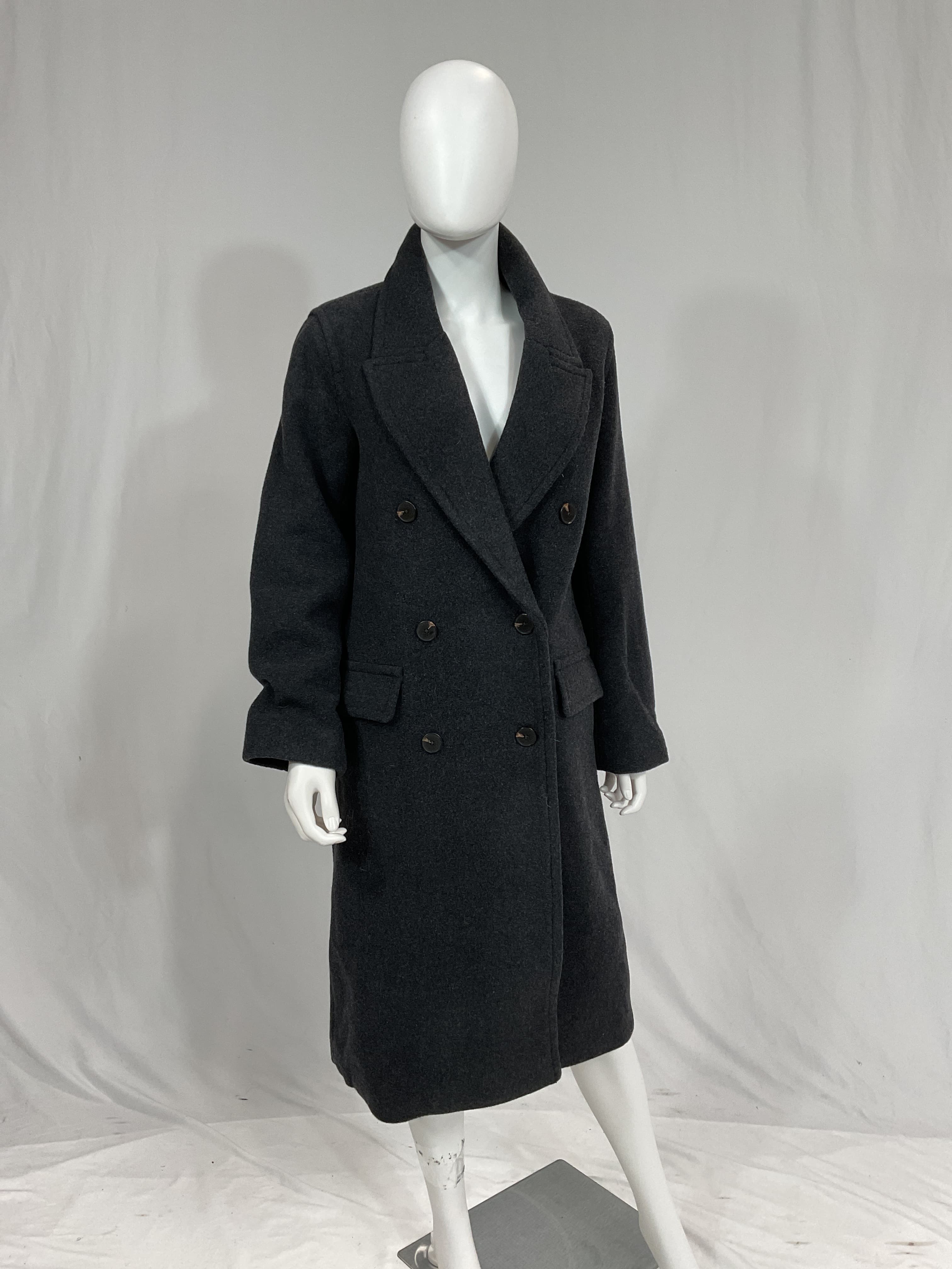 The Double-Breasted Coat In Wool - Image 2
