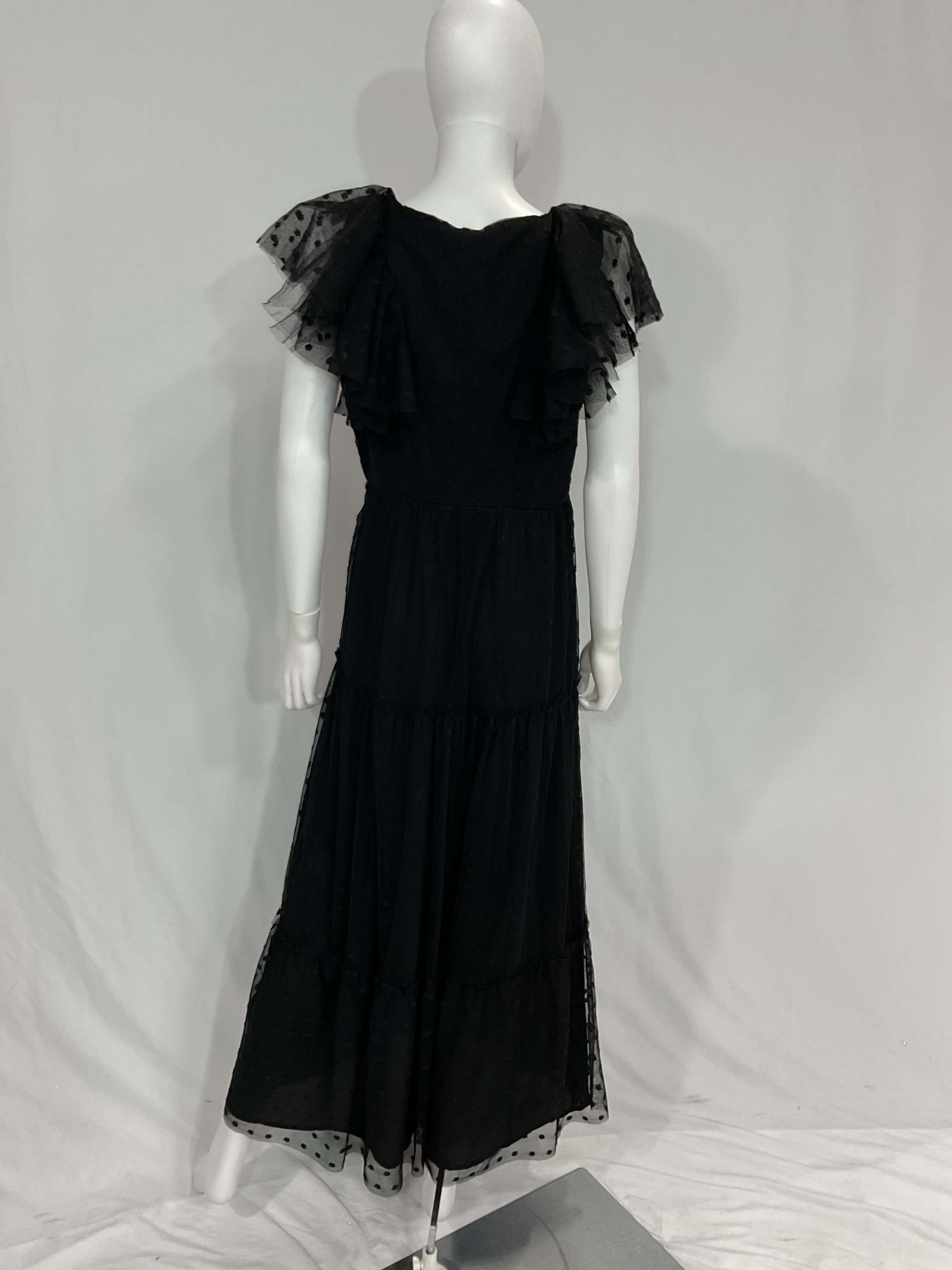 Black Onyx Tulle Giselle Gown - Image 2