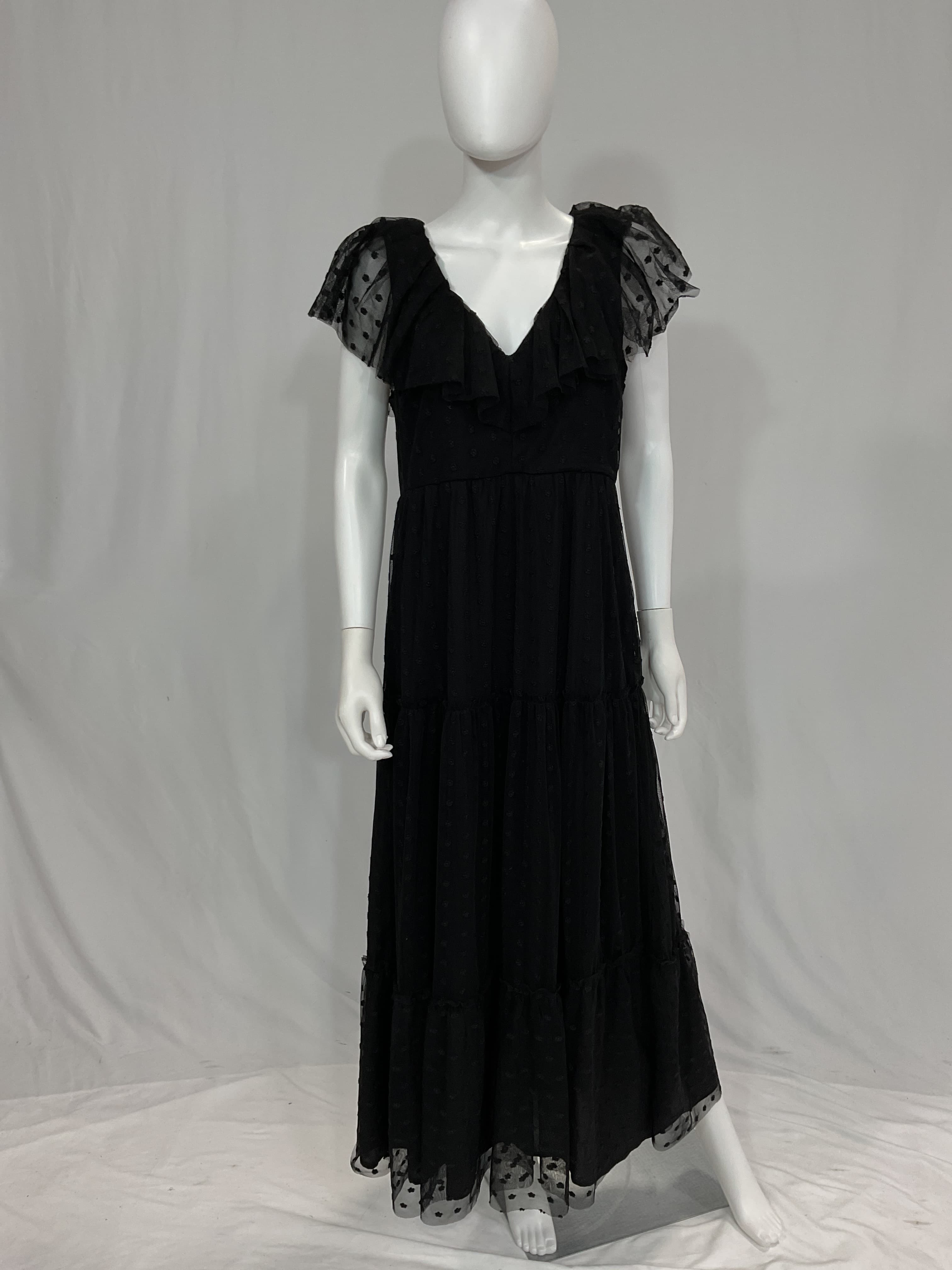 Black Onyx Tulle Giselle Gown - Image 3