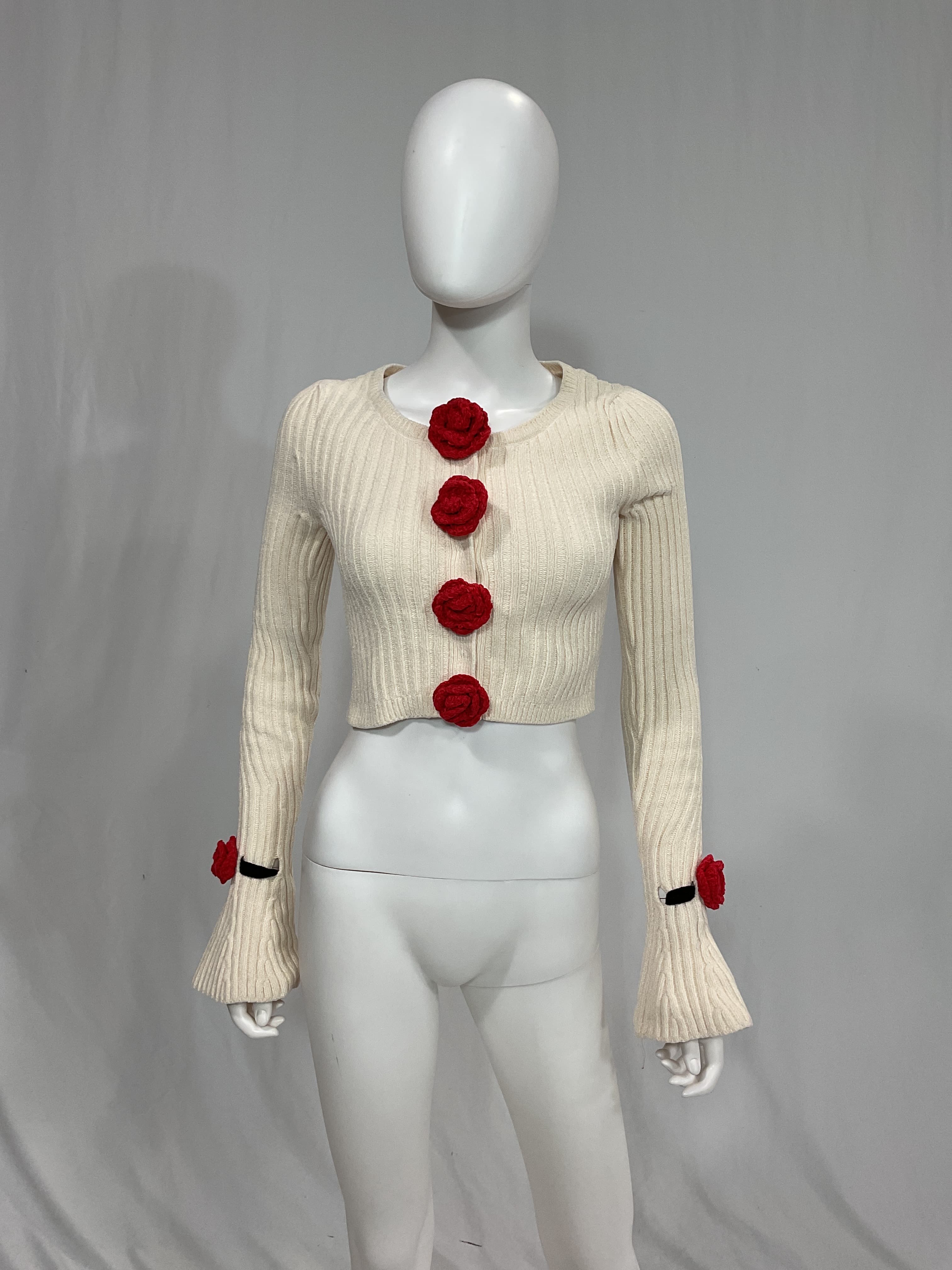 Roxana Cardigan In White - Image 2