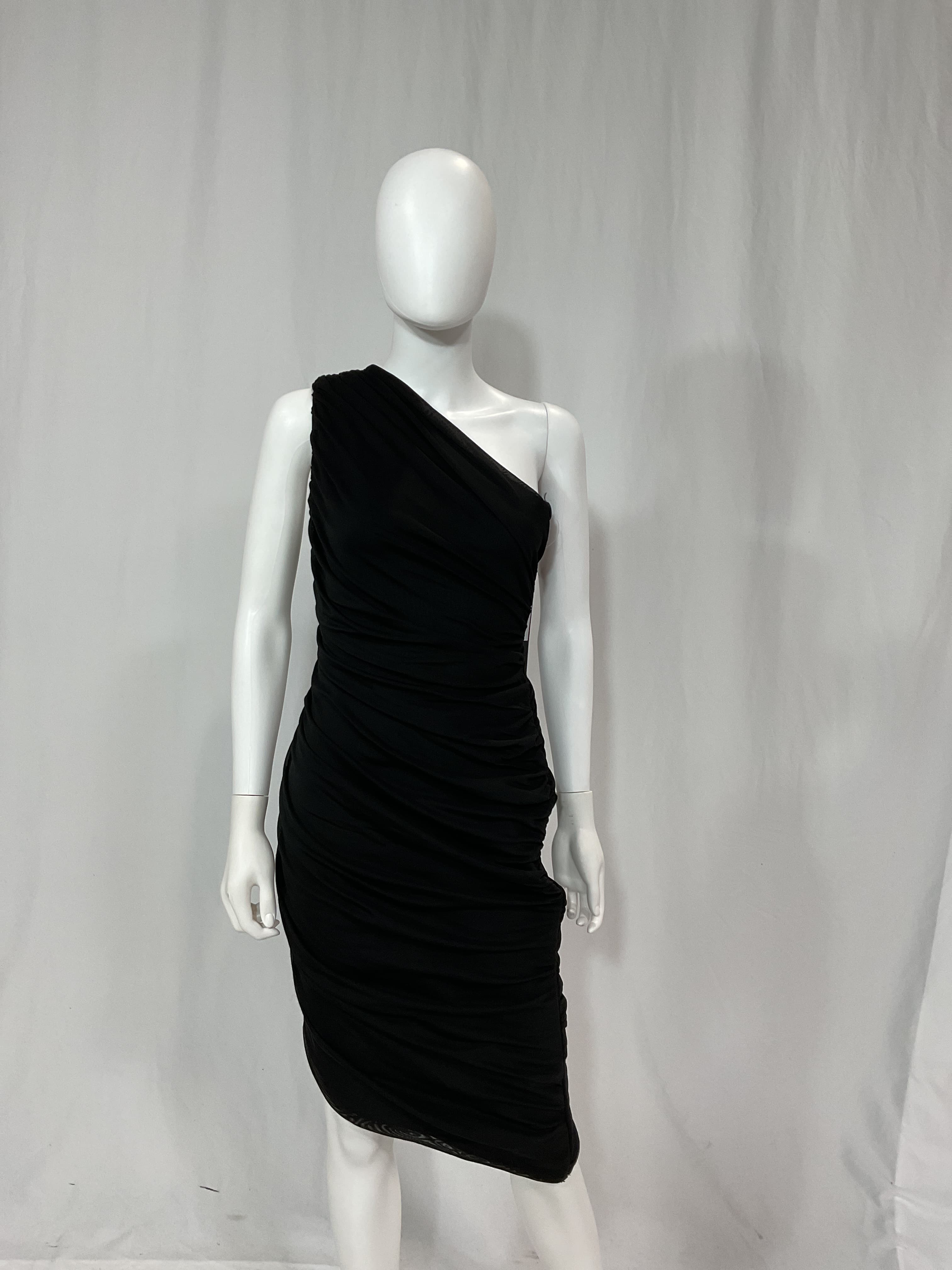 One-Shoulder Ruched Sheath Dress - Image 2