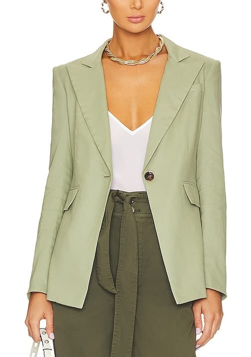 Sedgwick Dickey Jacket In Washed Sage - Image 1