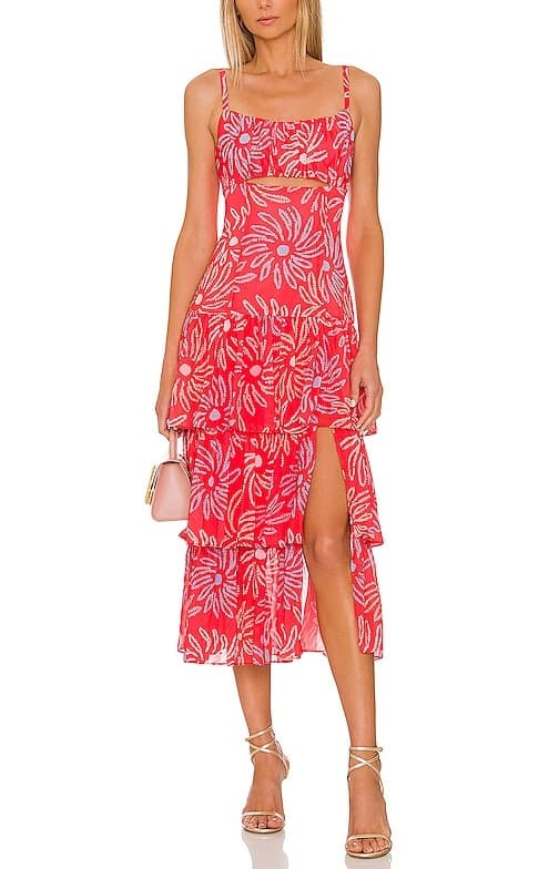 Matteo Dress In Bittersweet Multi - Image 1