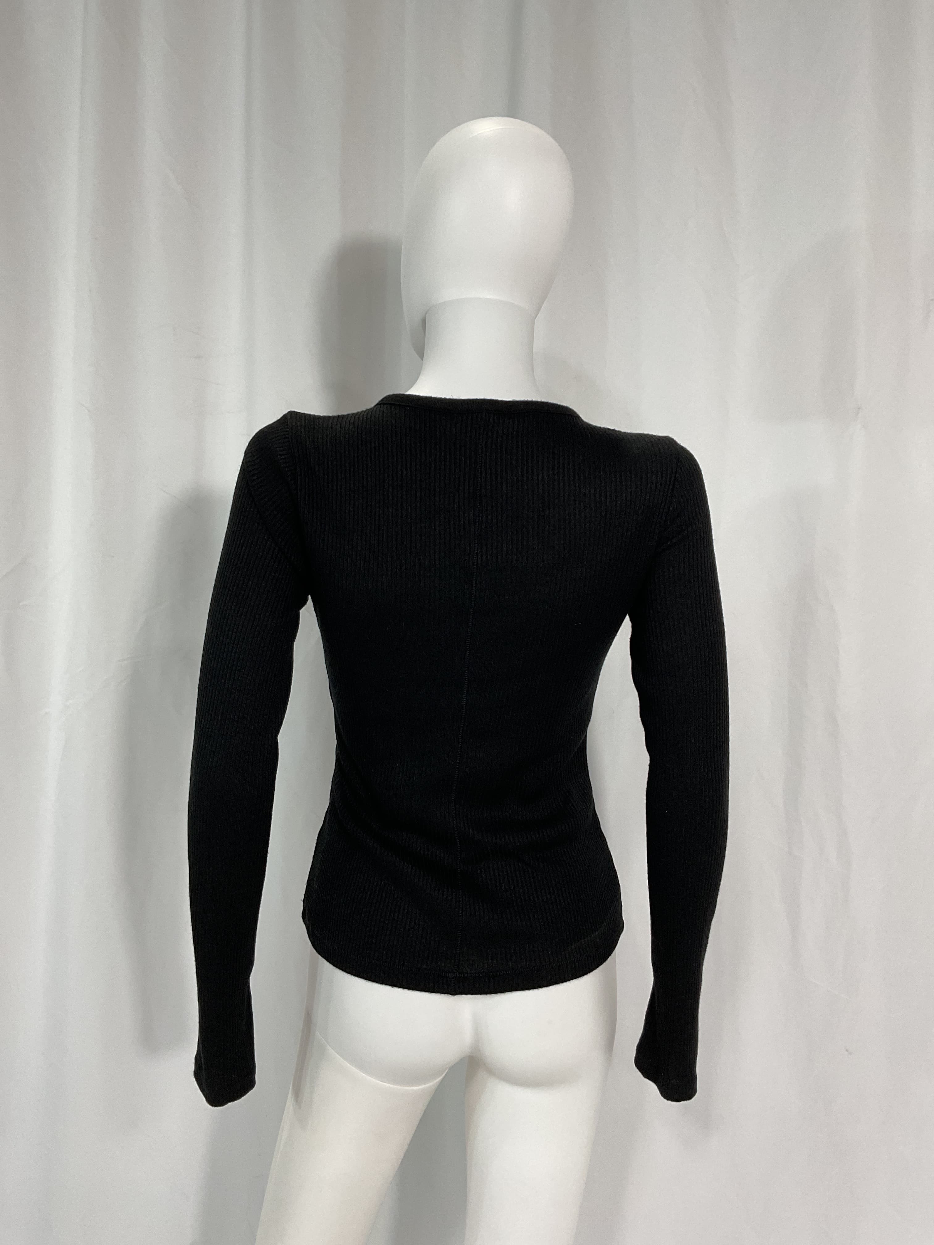 The Knit Rib Henley Long Sleeve Tee - Image 4