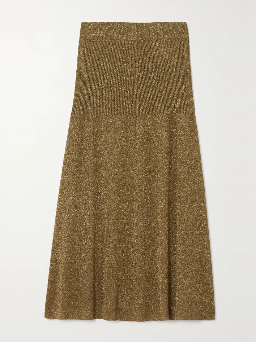 Lurex Midi Skirt - Image 1