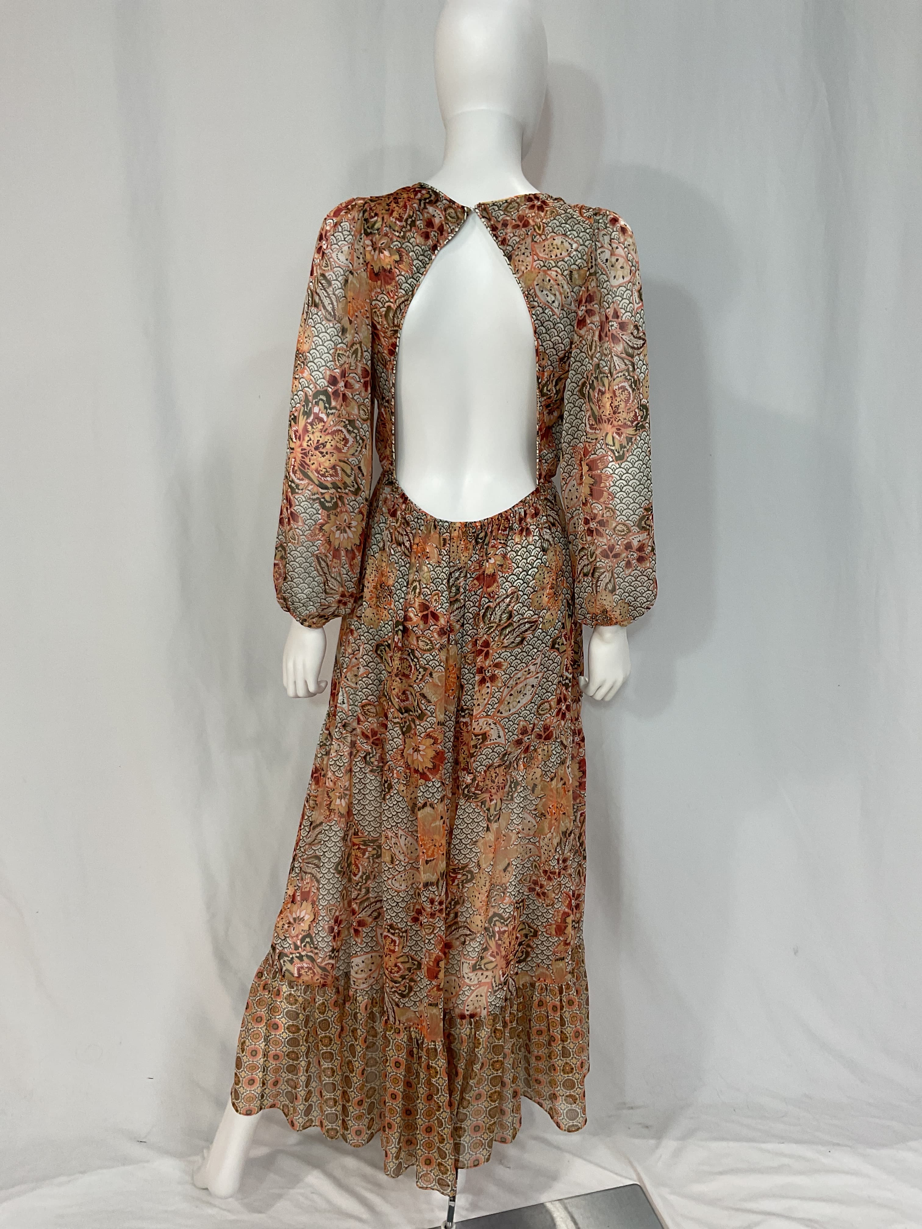 Anahita Dress In Flora Tile Mix - Image 3