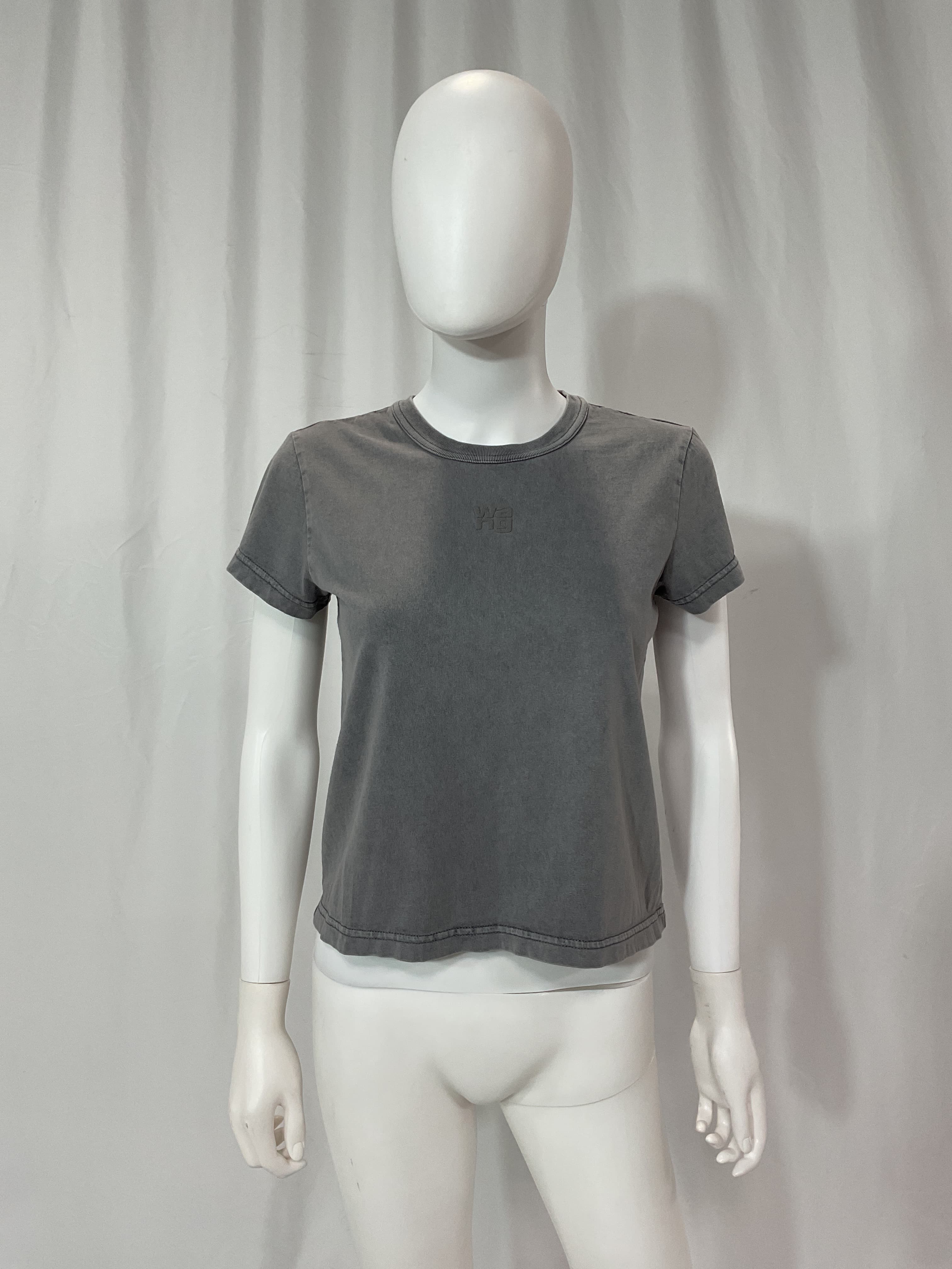 Essential Shrunk Tee In Acid Fog - Image 3