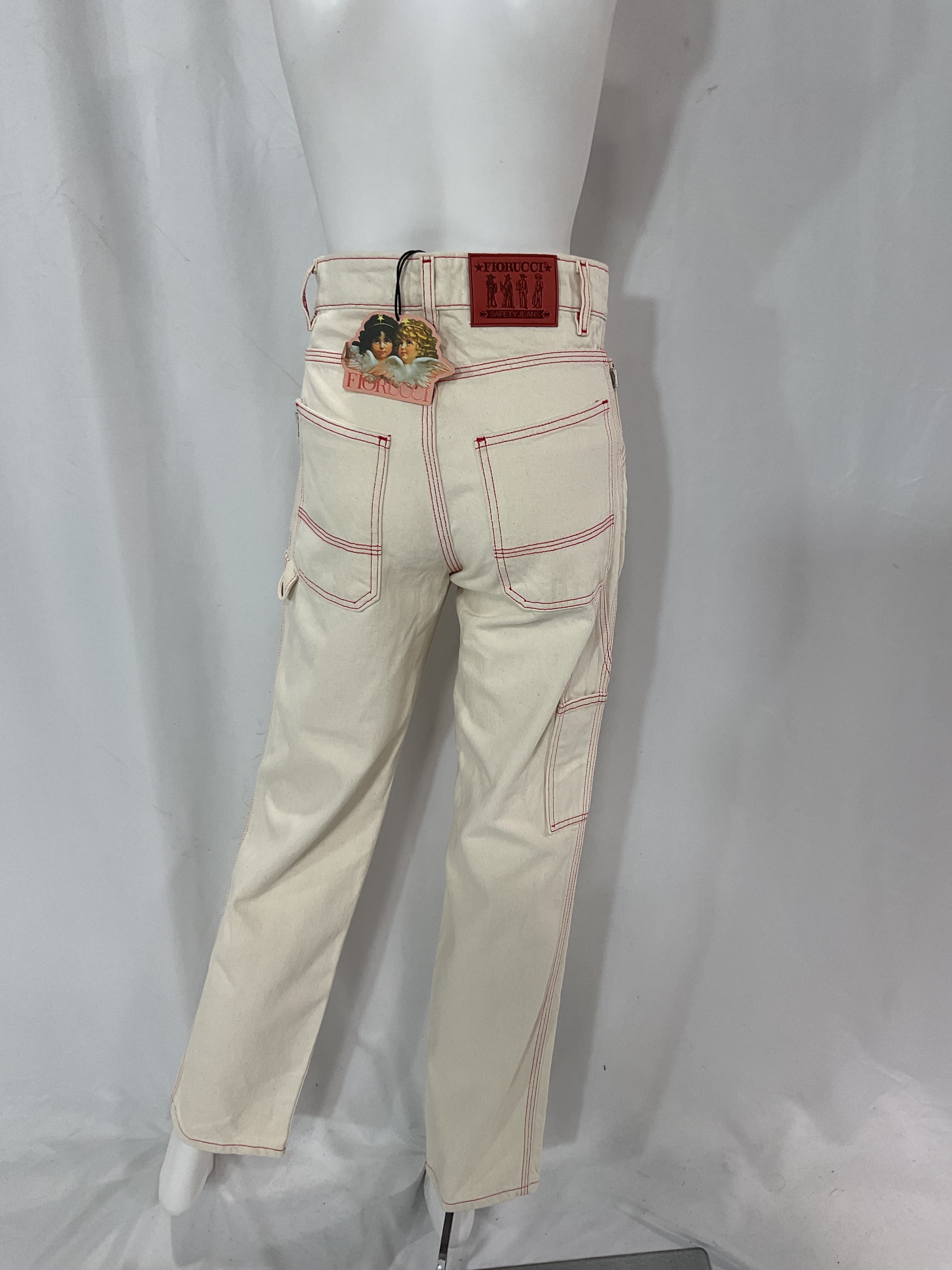 Carpenter Jeans In Ecru - Image 2