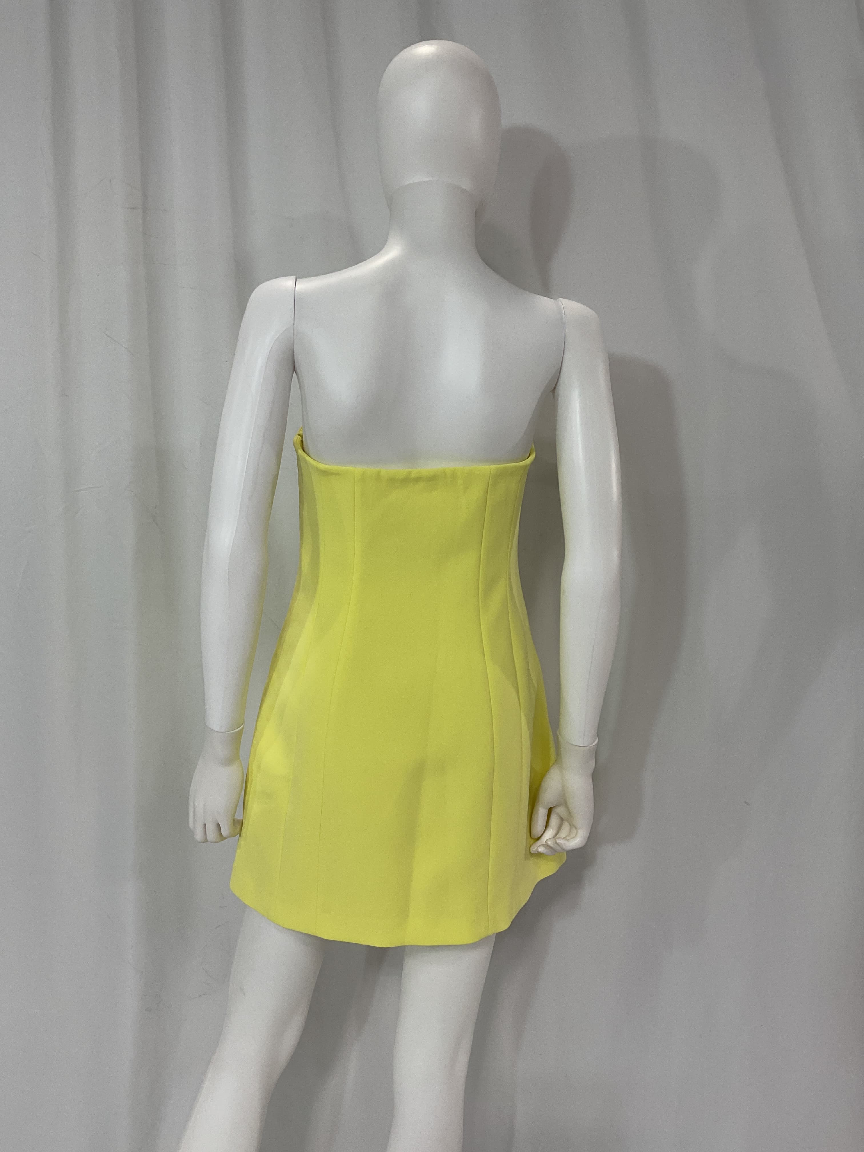Elsie Dress In Citrine - Image 2
