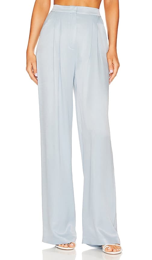 Selmacilek X Revolve Wide Leg Pant In Baby Blue - Image 1