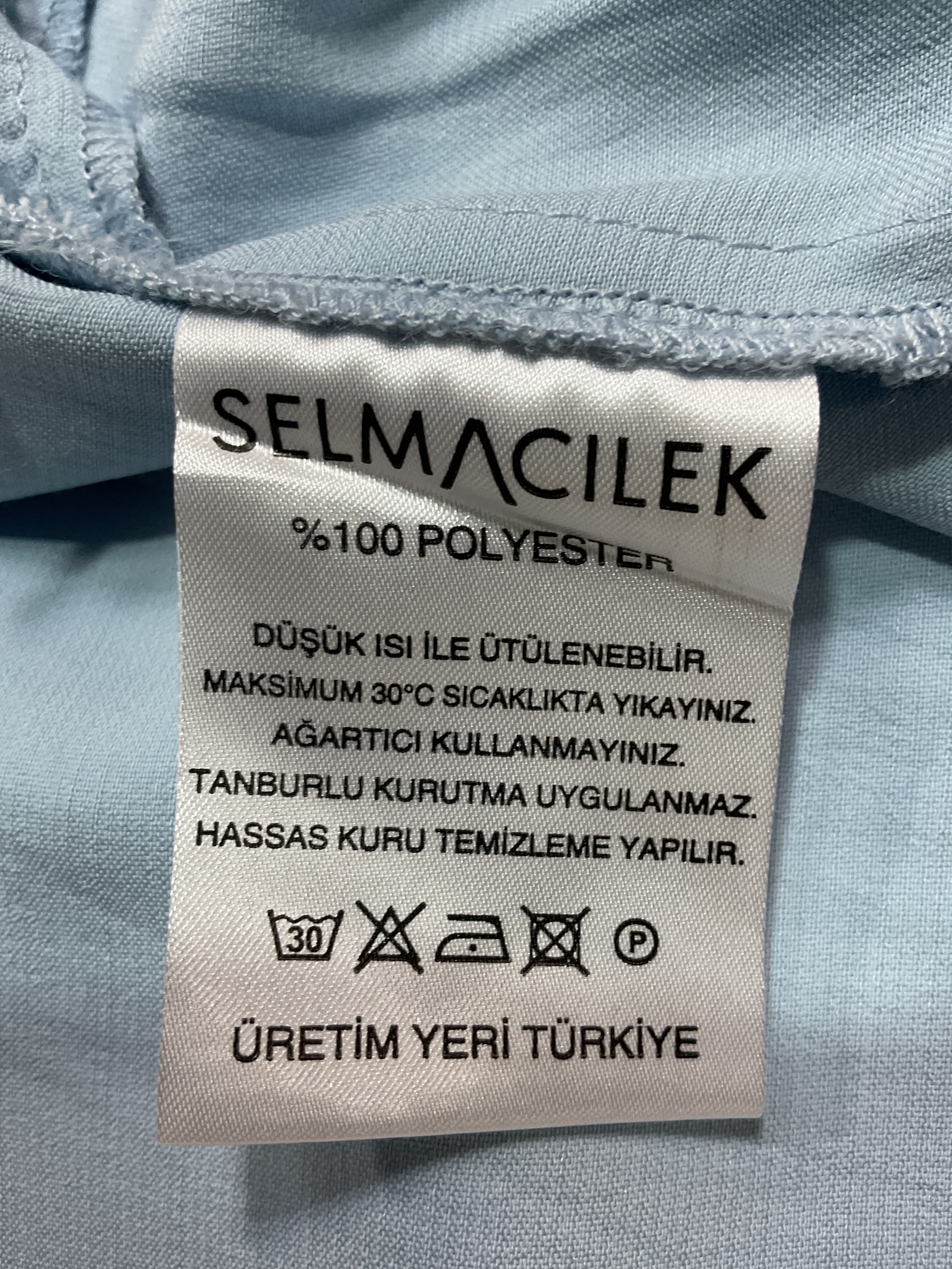 Selmacilek X Revolve Wide Leg Pant In Baby Blue - Image 3
