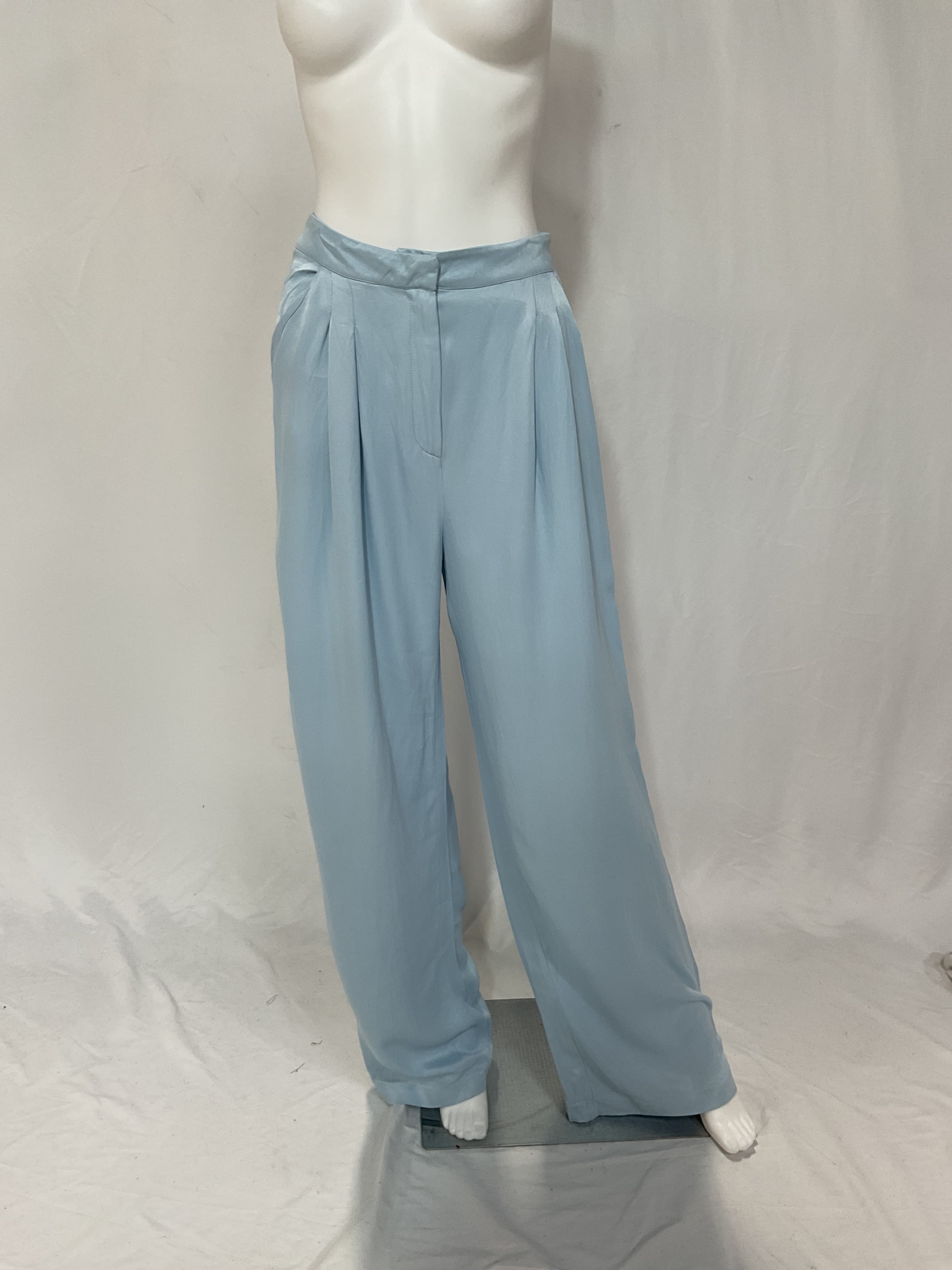 Selmacilek X Revolve Wide Leg Pant In Baby Blue - Image 4