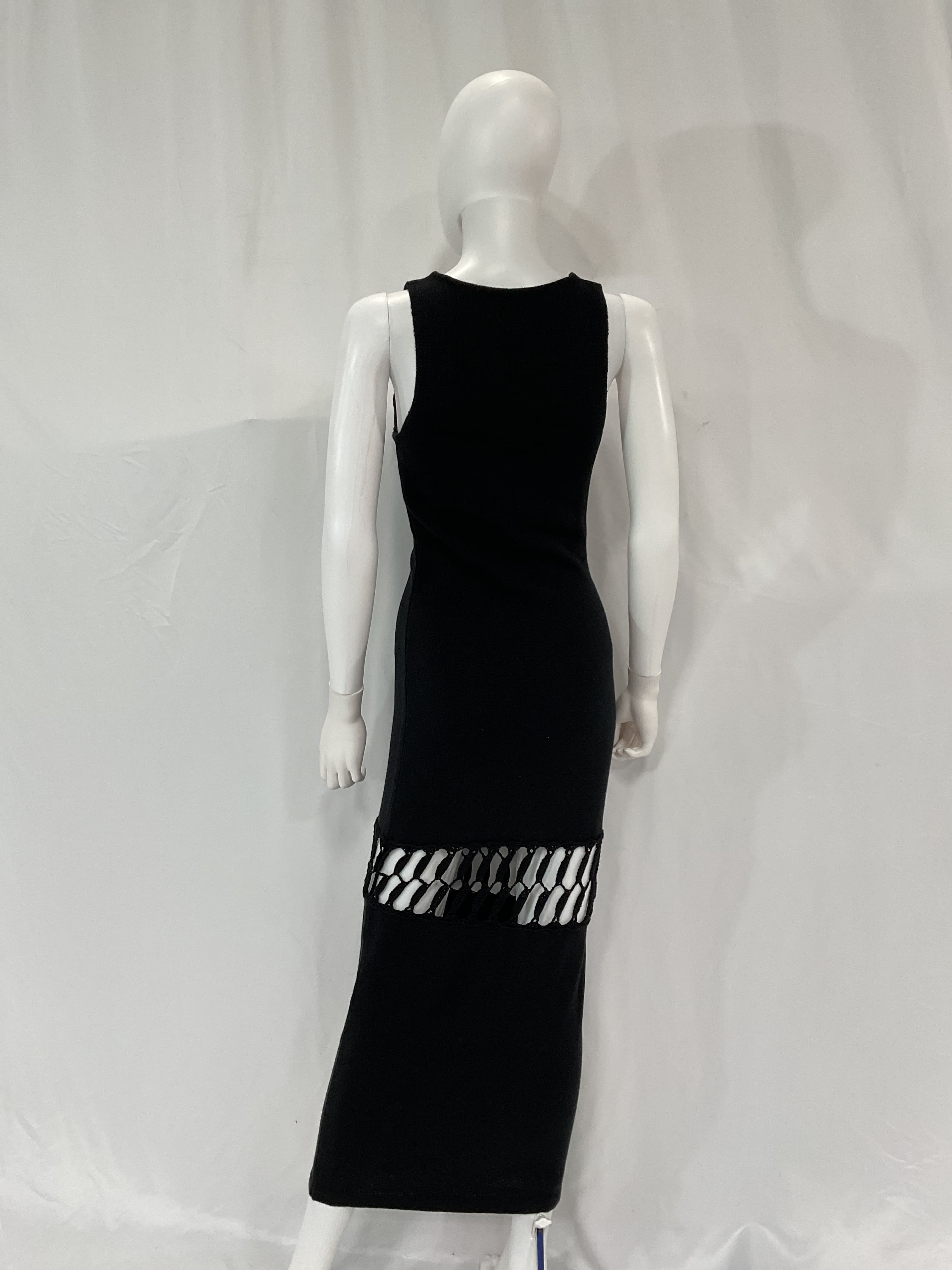 Michael Costello X Revolve Nicola Mixed Crochet Maxi Dress In Black - Image 2