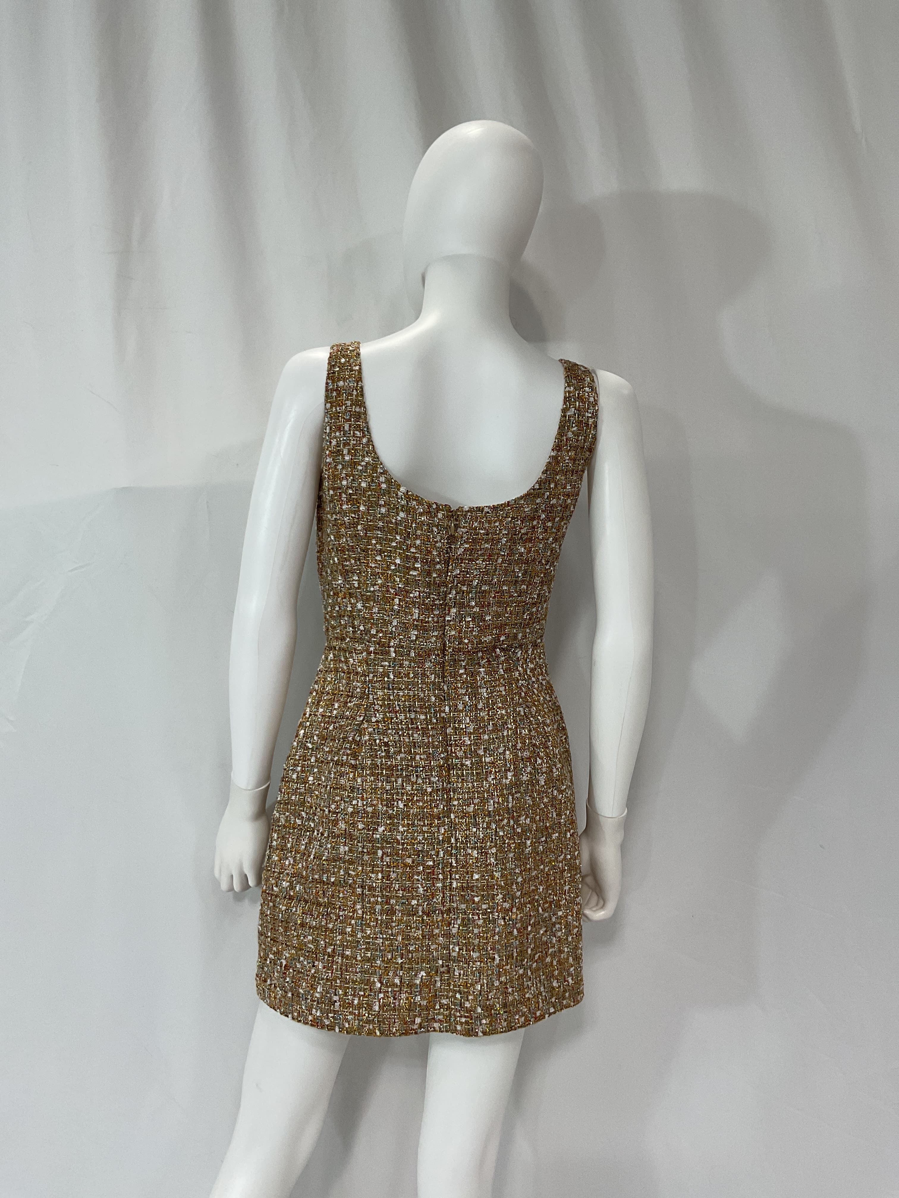 Tinsel Boucle Minidress - Image 2
