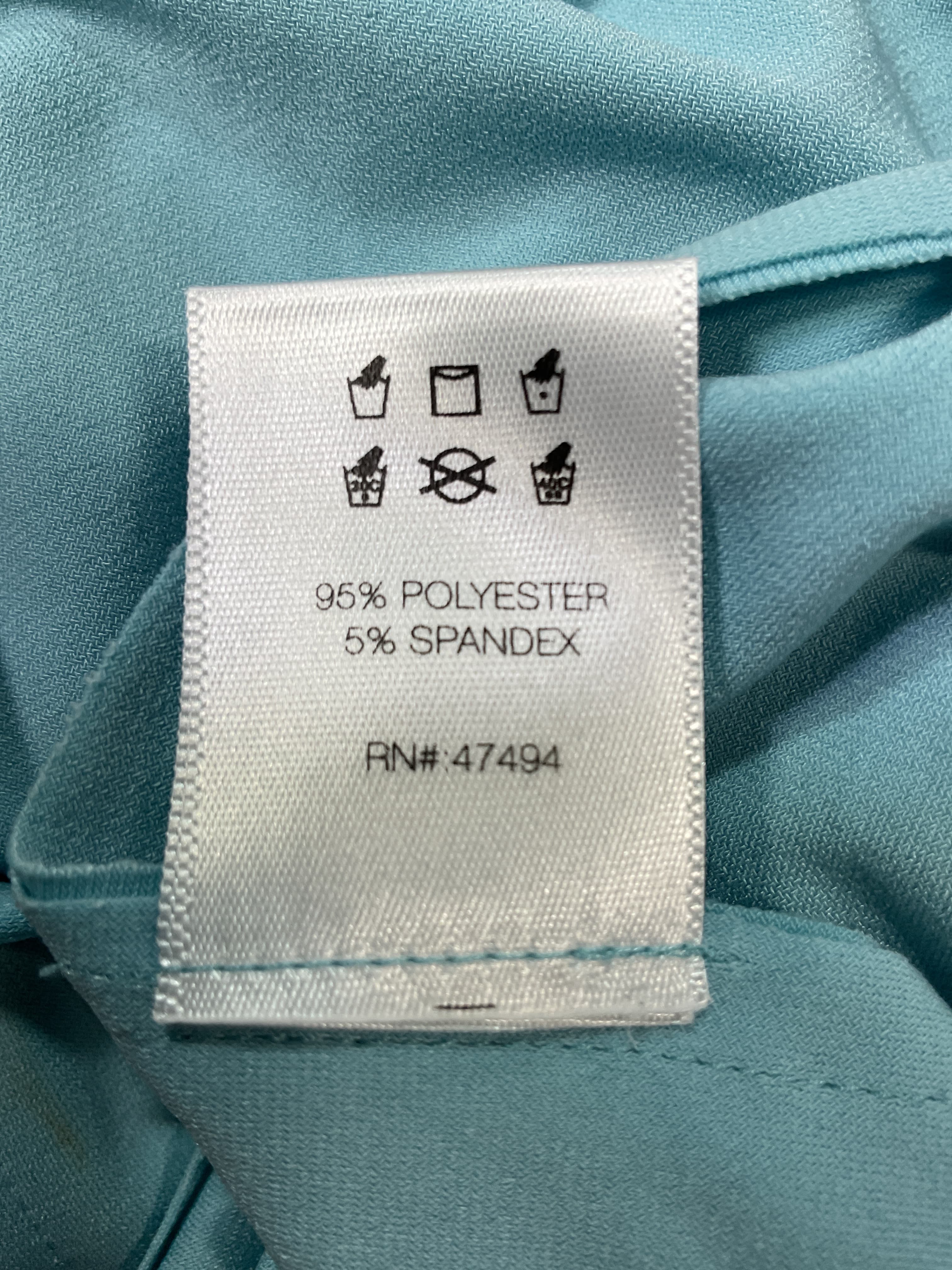 Oversized Boyfriend Shirt Dress In Powder Blue - Image 3