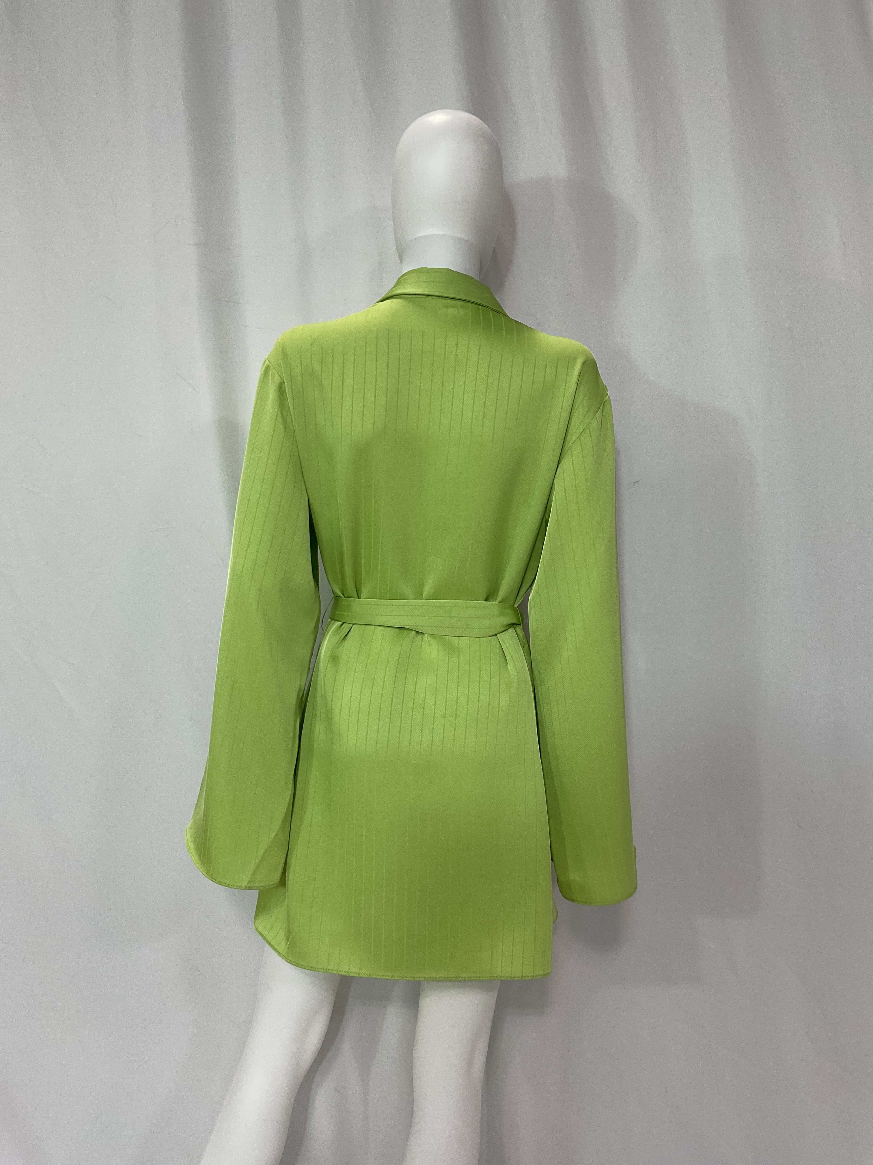 Dress Shirt With Waist Tie - Image 3