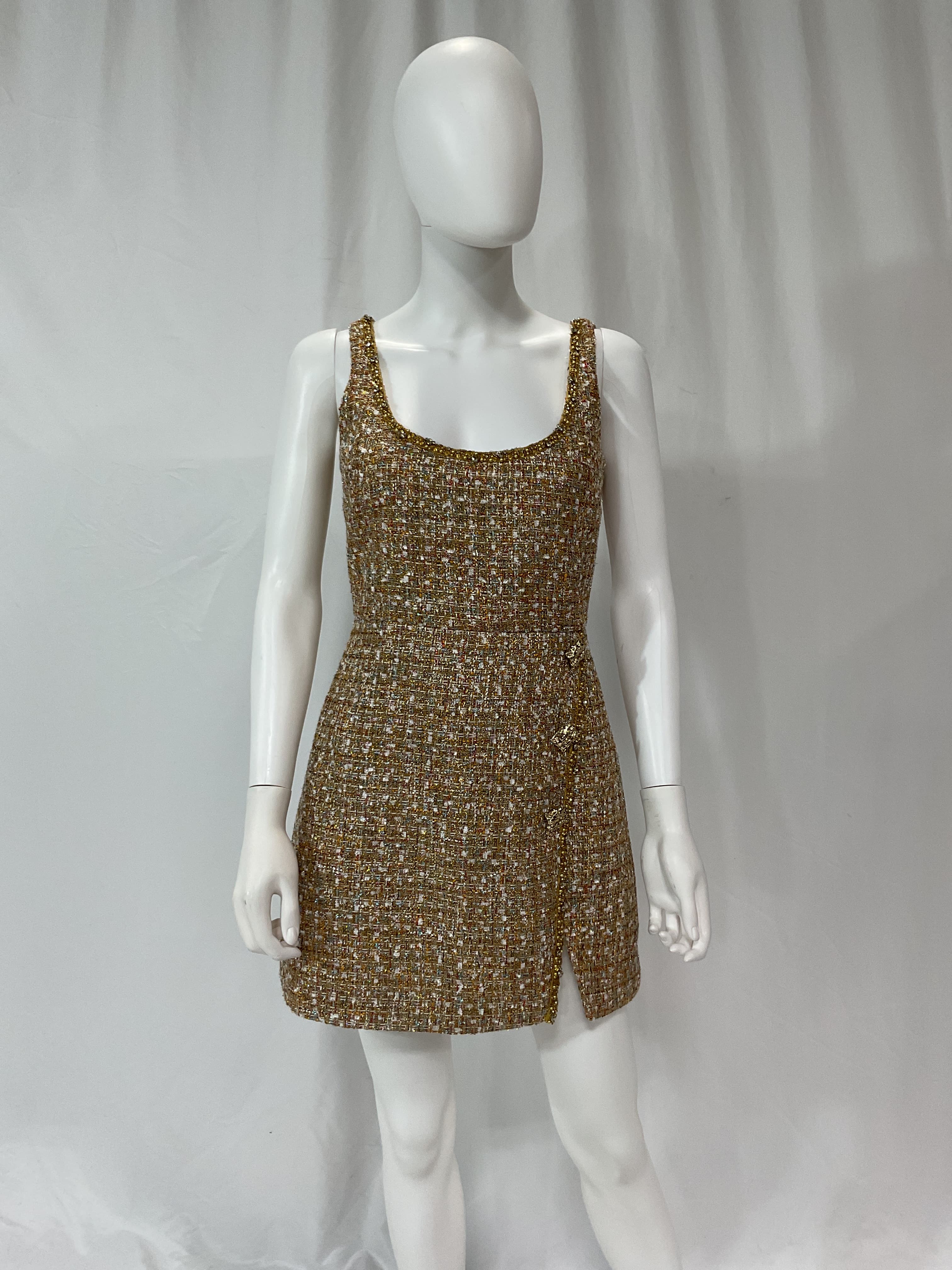 Tinsel Boucle Minidress - Image 3