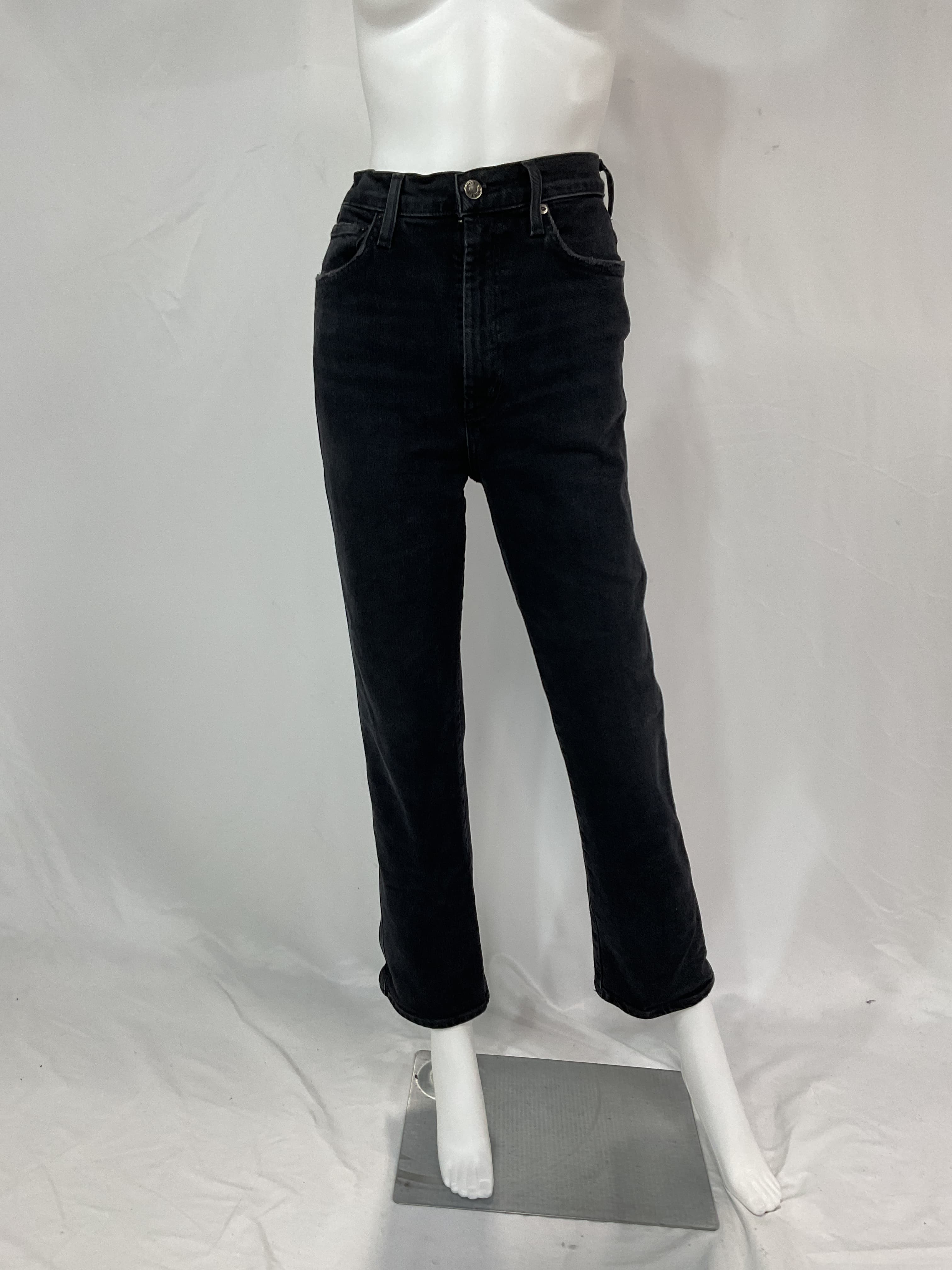 Pinch Waist High Rise Kick Flare In Panoramic - Image 2