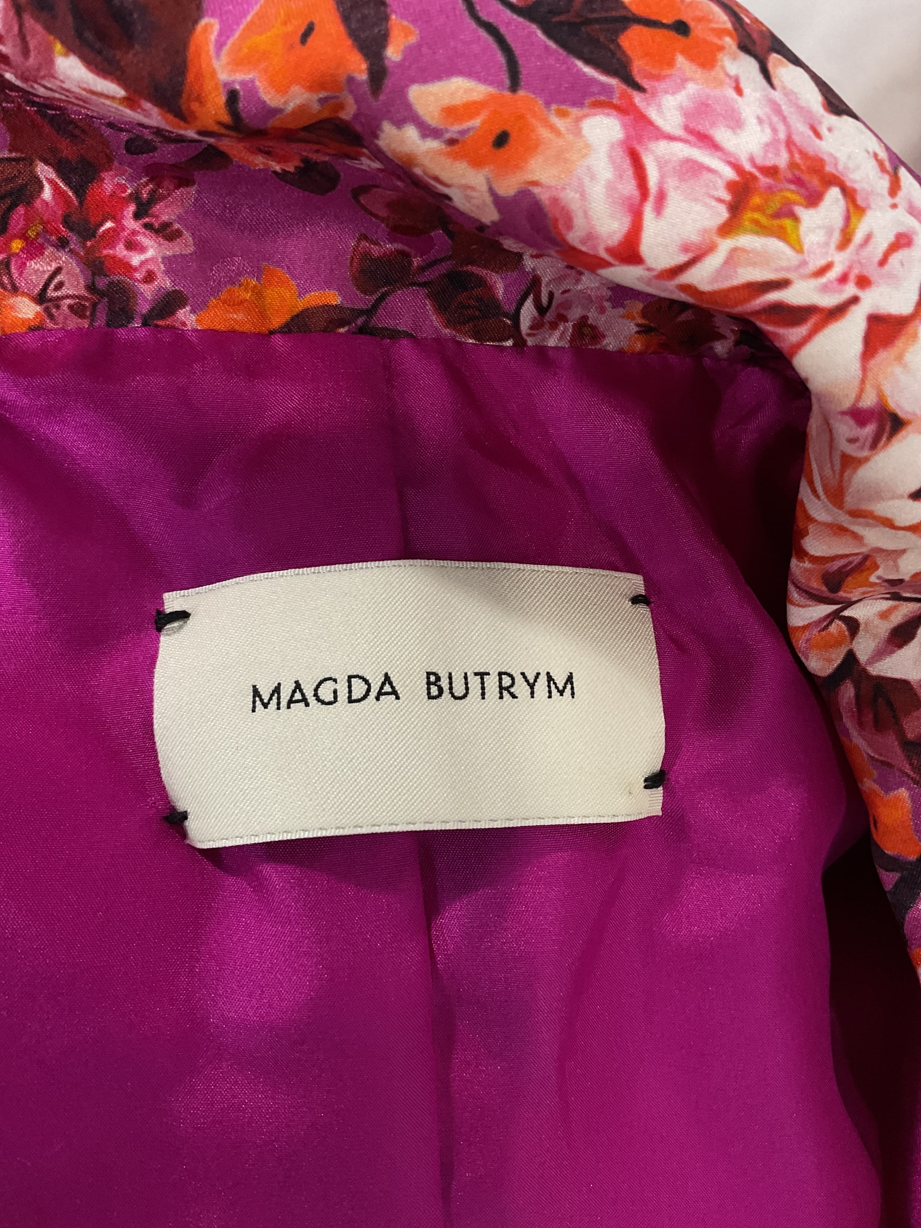 Floral-Print Silk Mini Shirt Dress - Image 3