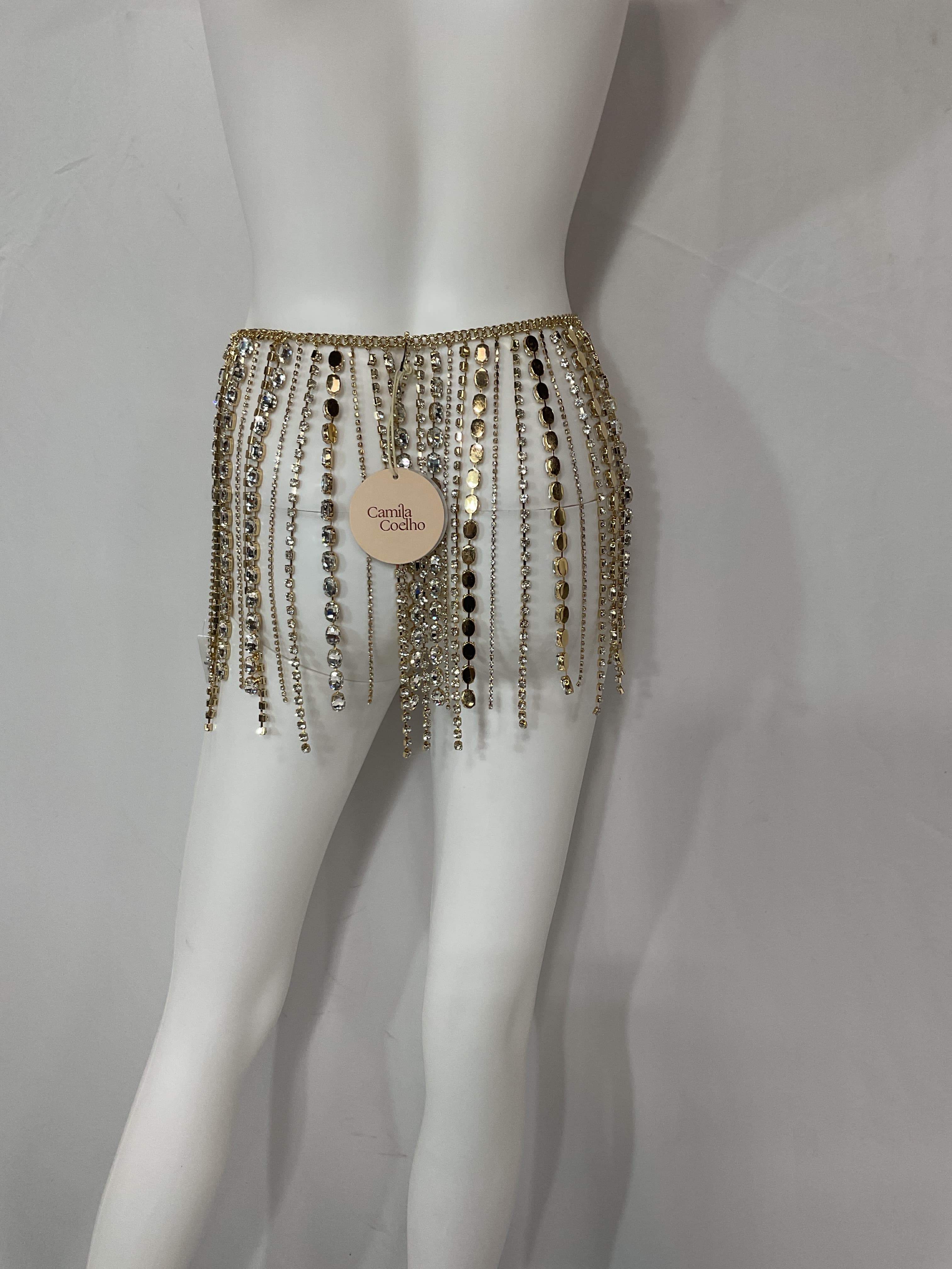 Penny Skirt In Gold - Image 2