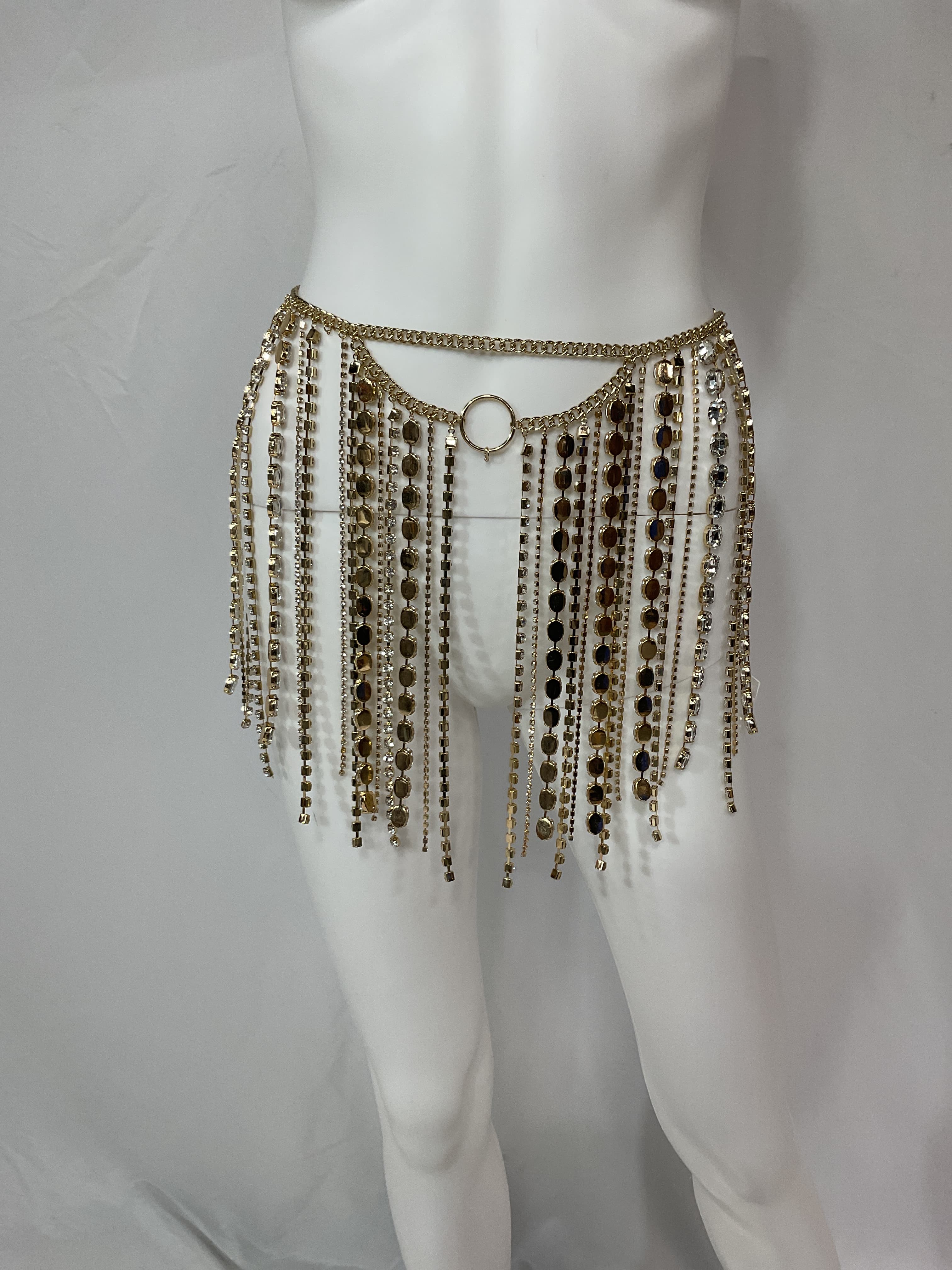 Penny Skirt In Gold - Image 4